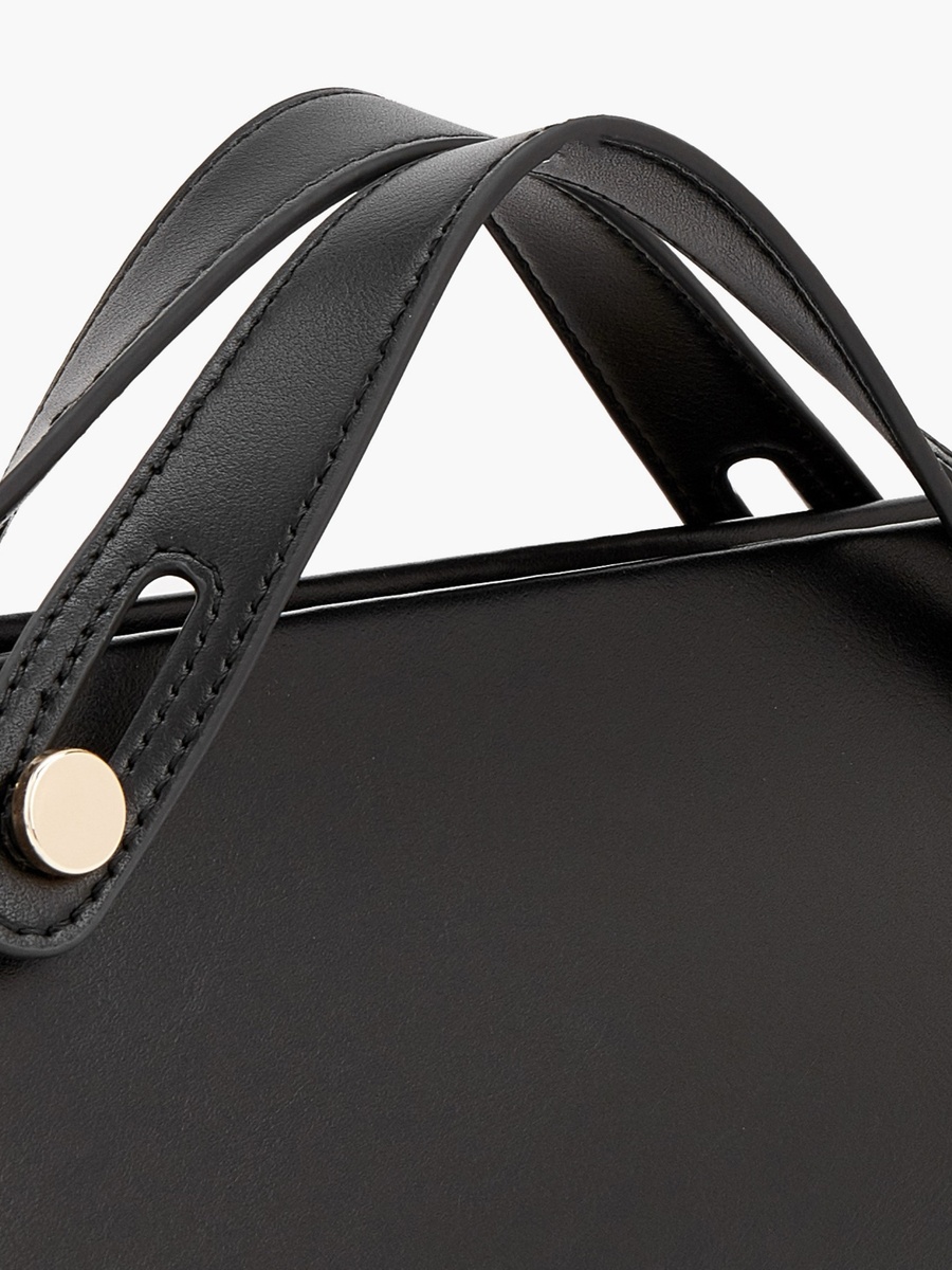 Solid Tote Bag with Removable Strap