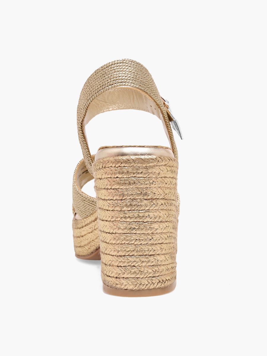 Women Cross Strap Block Heel Sandals