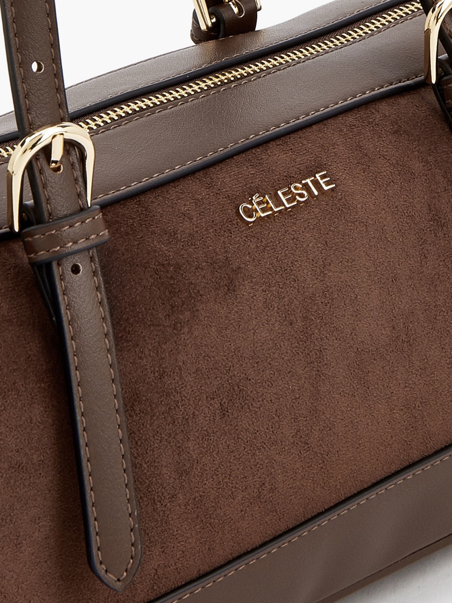 Textured Shoulder Bag with Detachable Strap