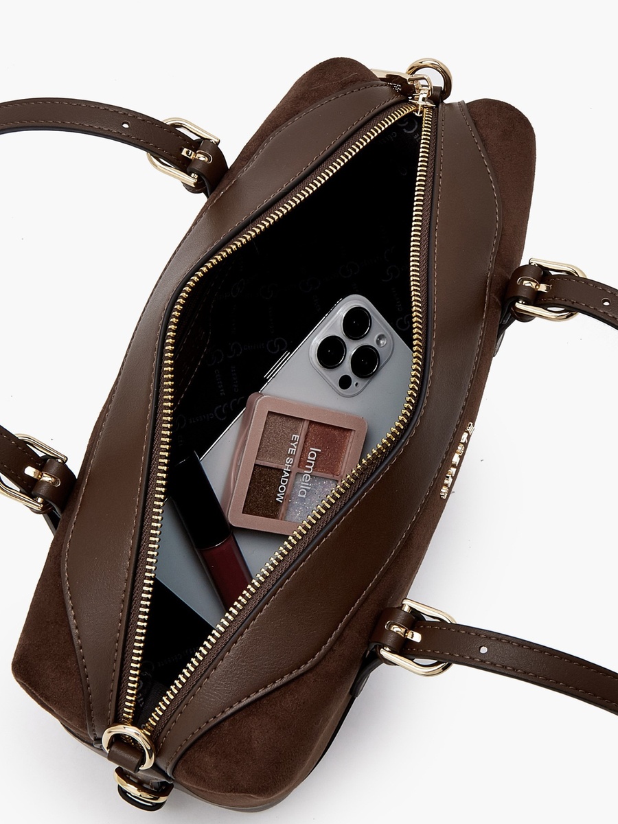 Textured Shoulder Bag with Detachable Strap