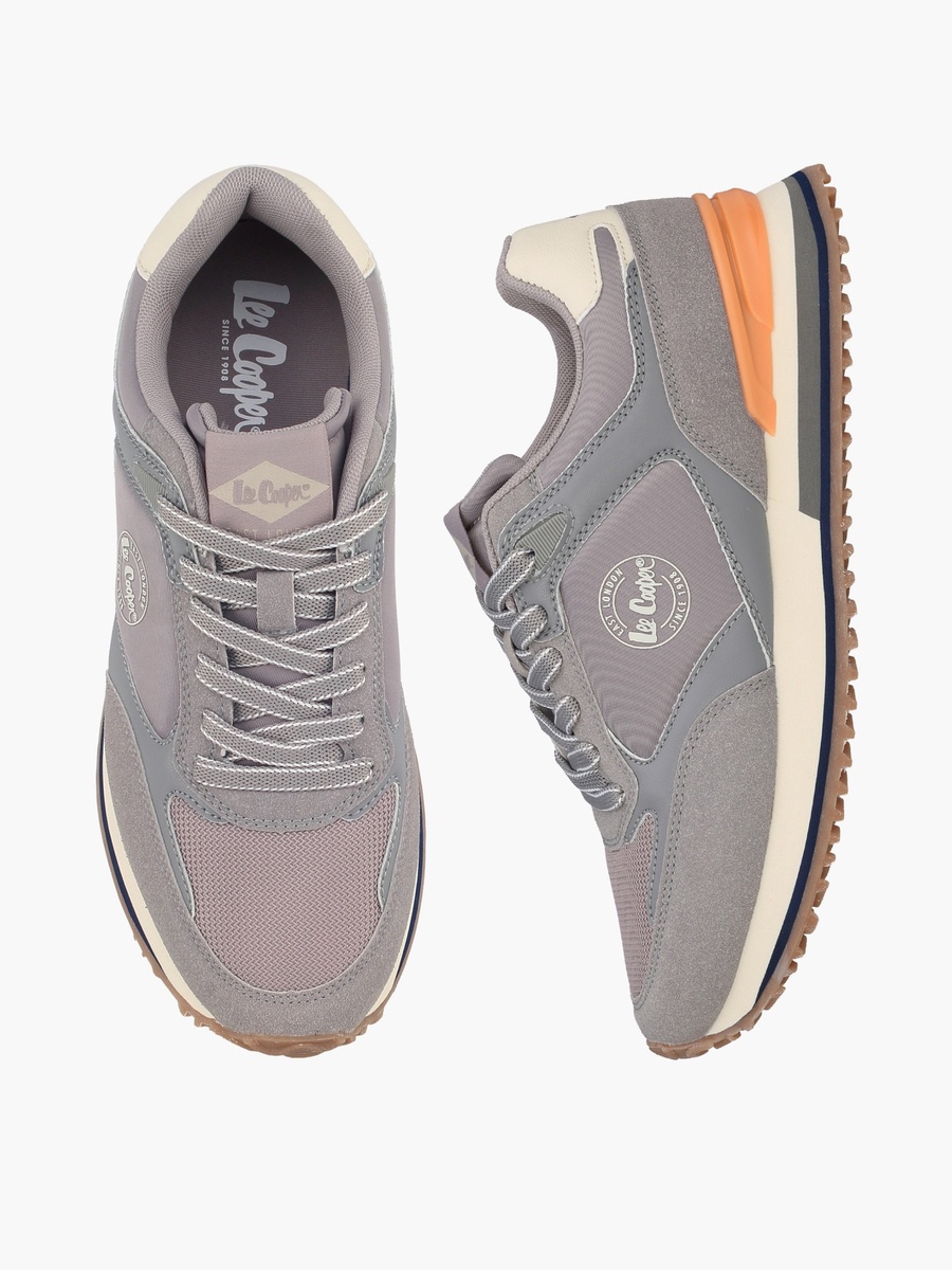 Women Logo Print Lace-Up Ankle Sneakers