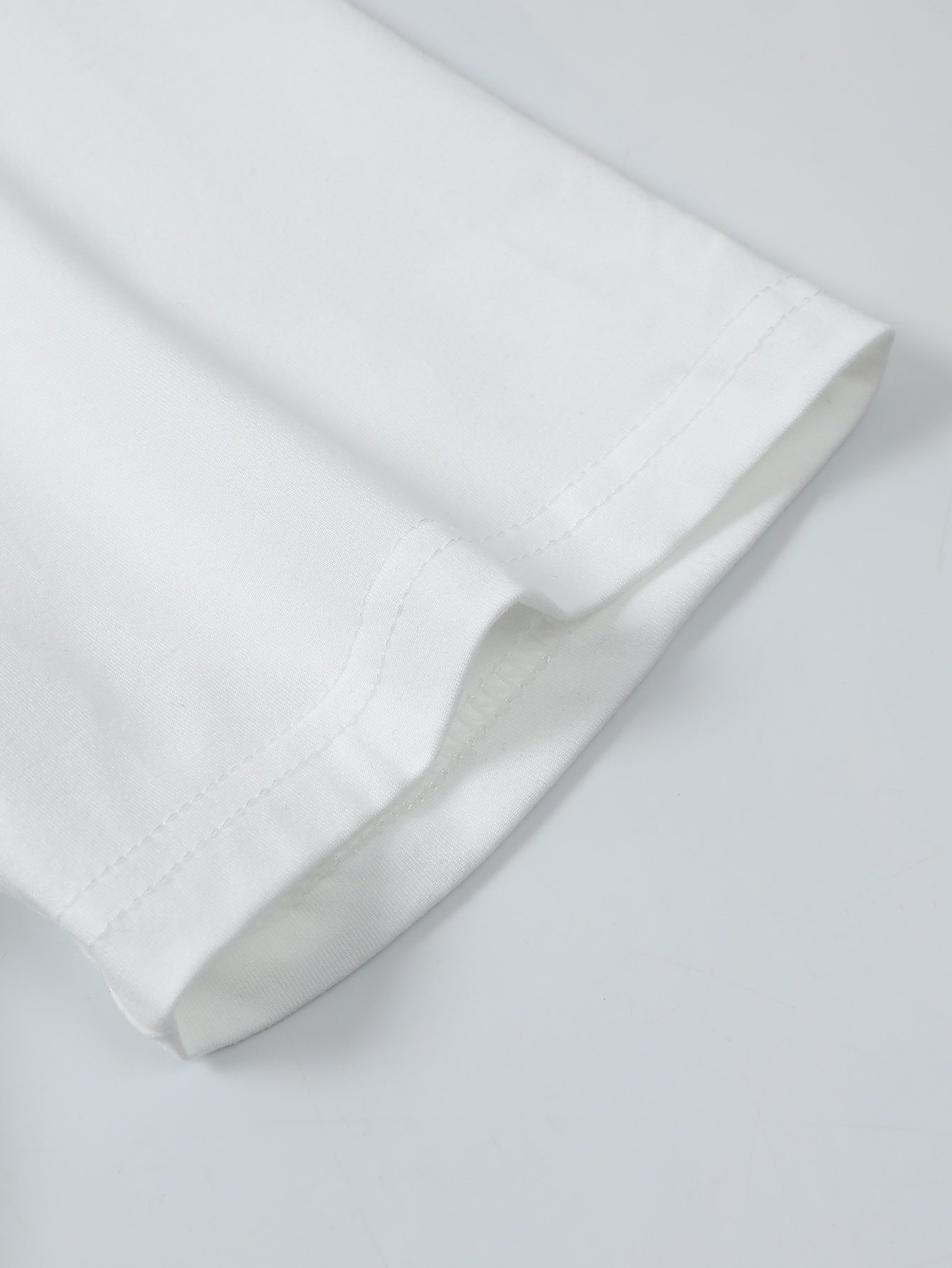 White Graphic Print Short Sleeve T-Shirt