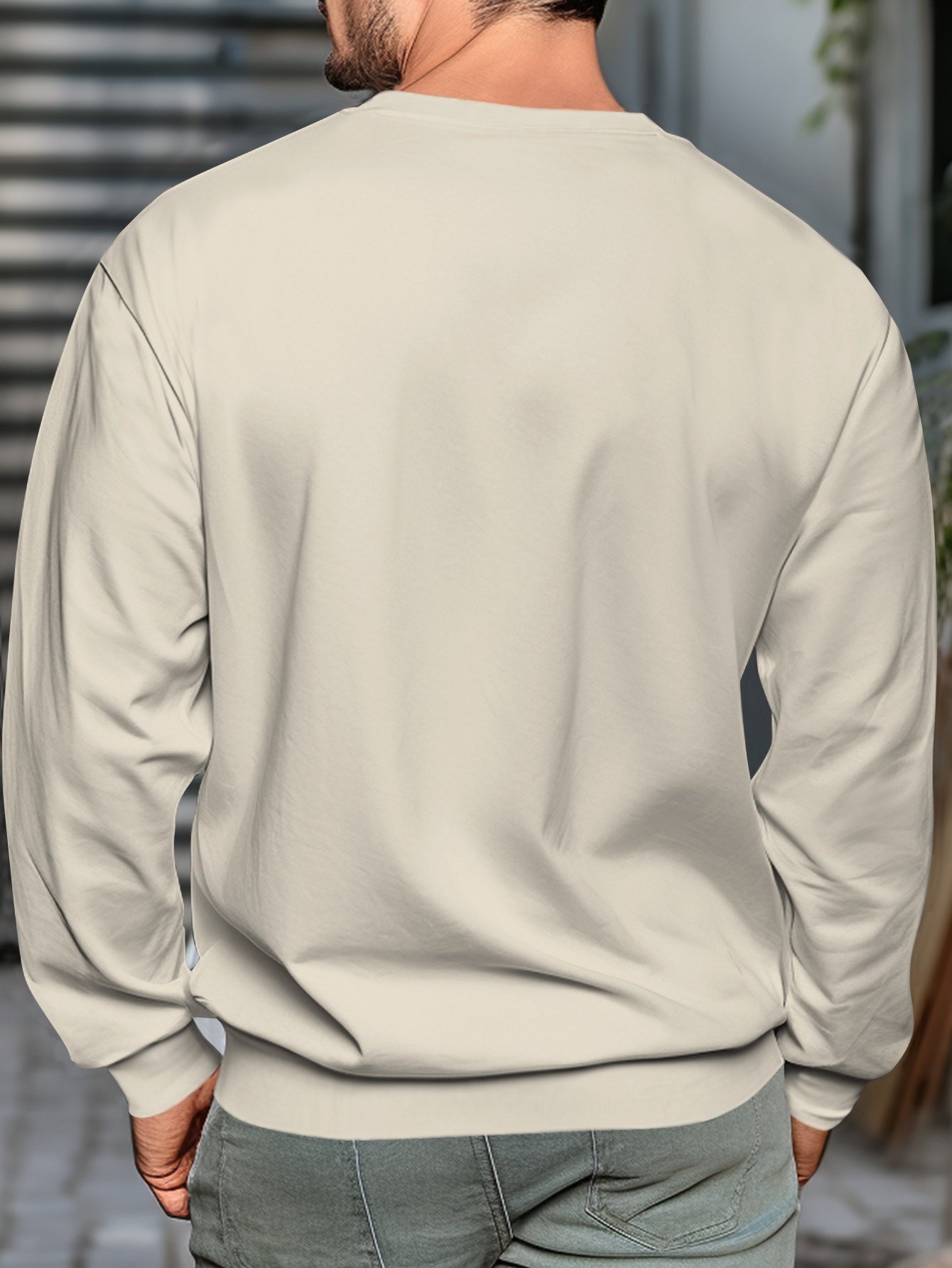 Color Block Pullover Sweatshirt