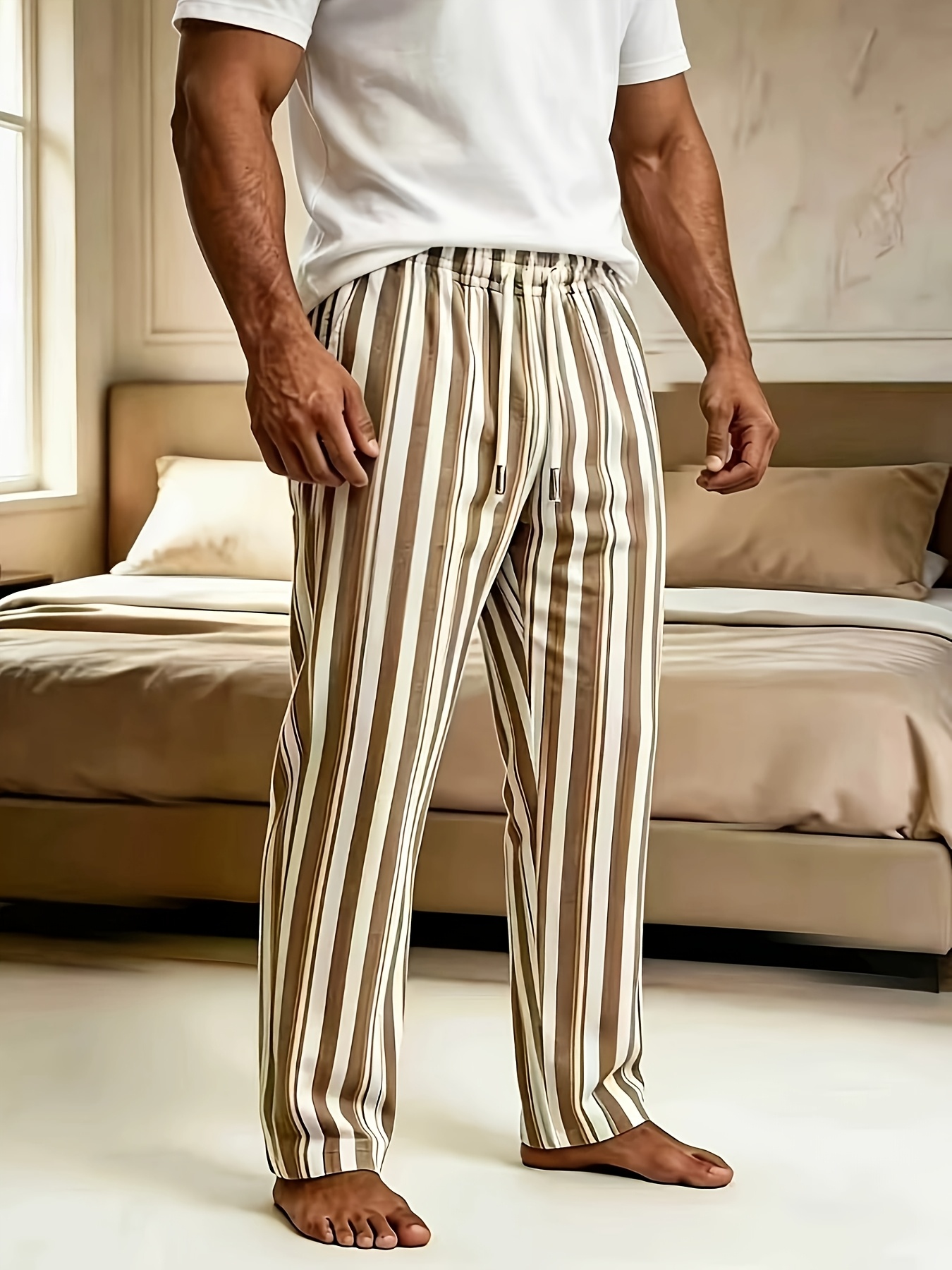 Multi Striped Lounge Pants