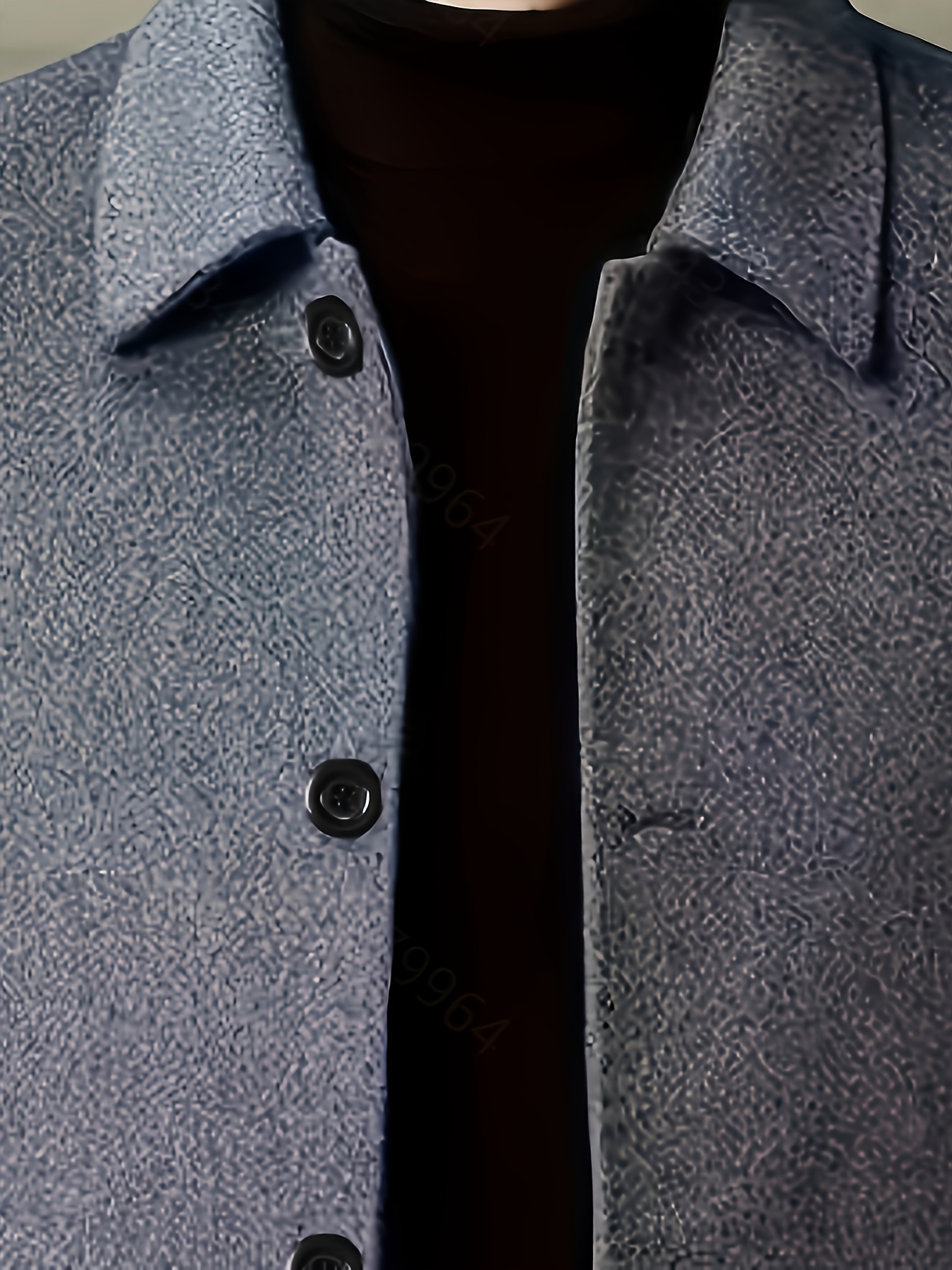 Men Grey Woven Regular Fit Single Breasted Coat