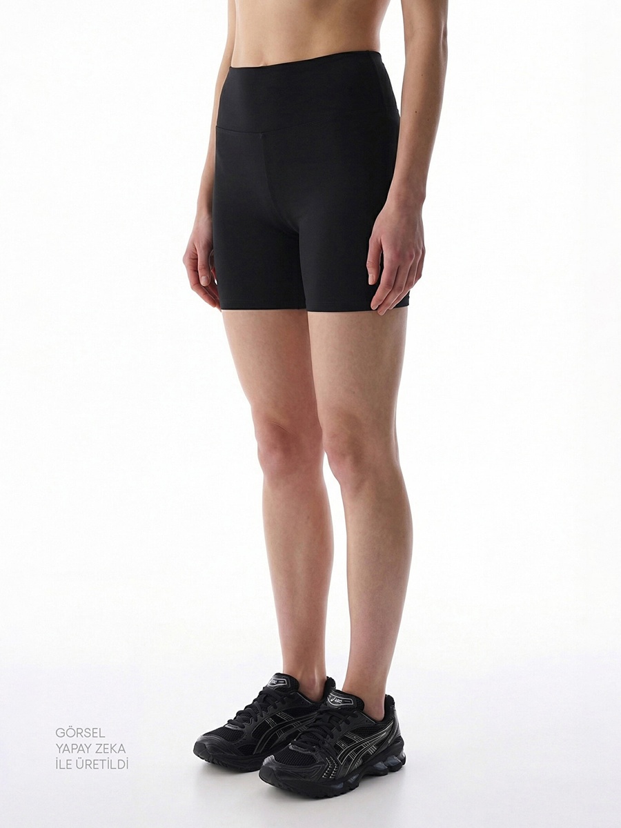 Black Easy-Care Sports Smooth Feel Shorts