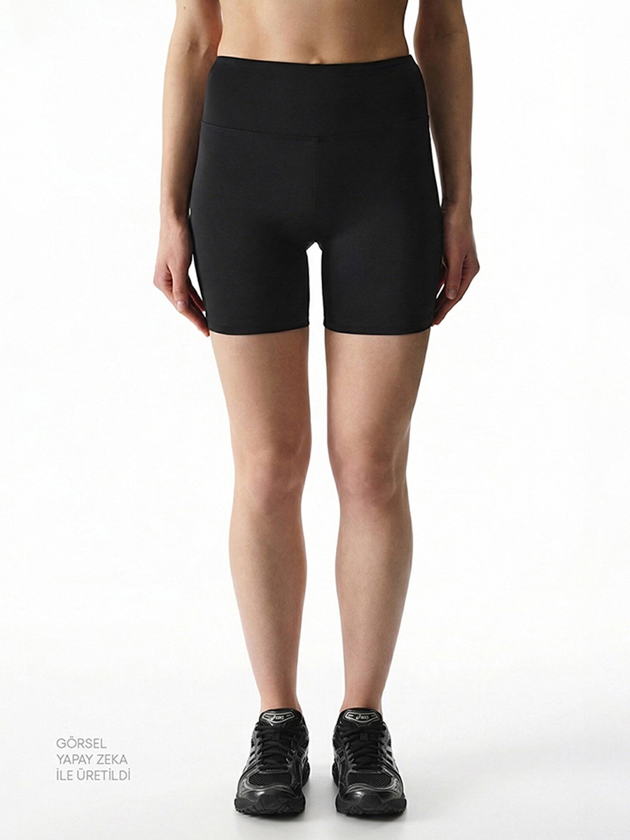 Black Easy-Care Sports Smooth Feel Shorts