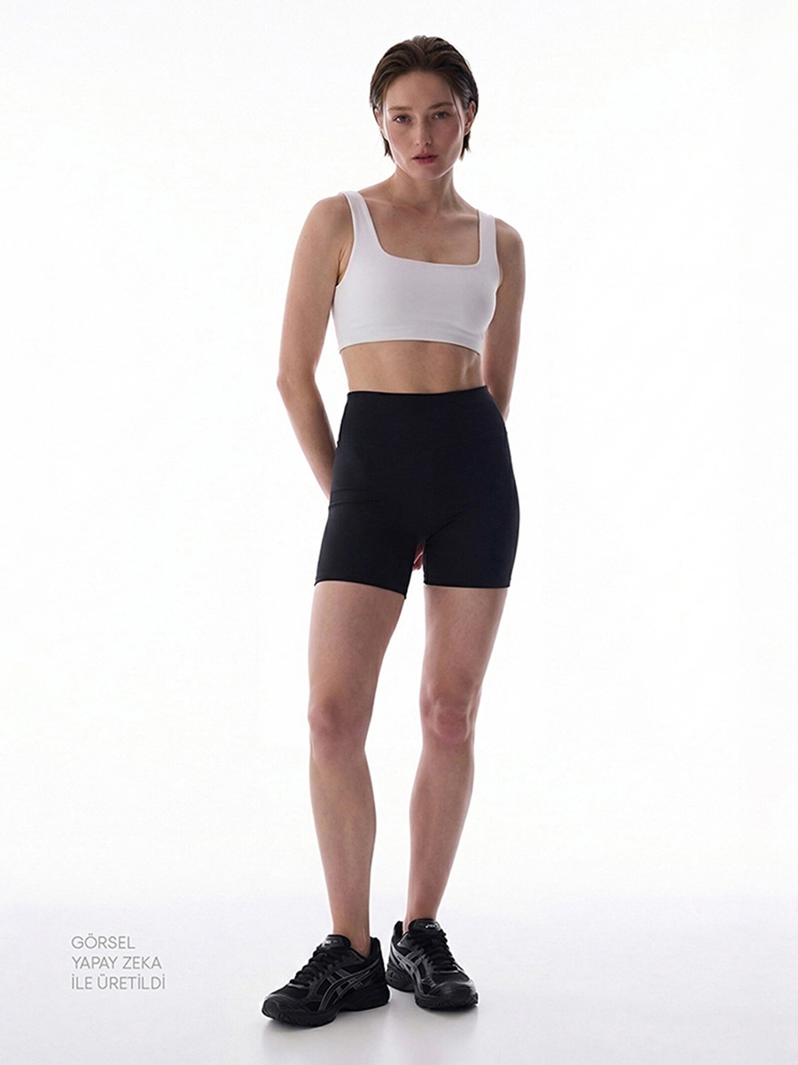 Black Easy-Care Sports Smooth Feel Shorts