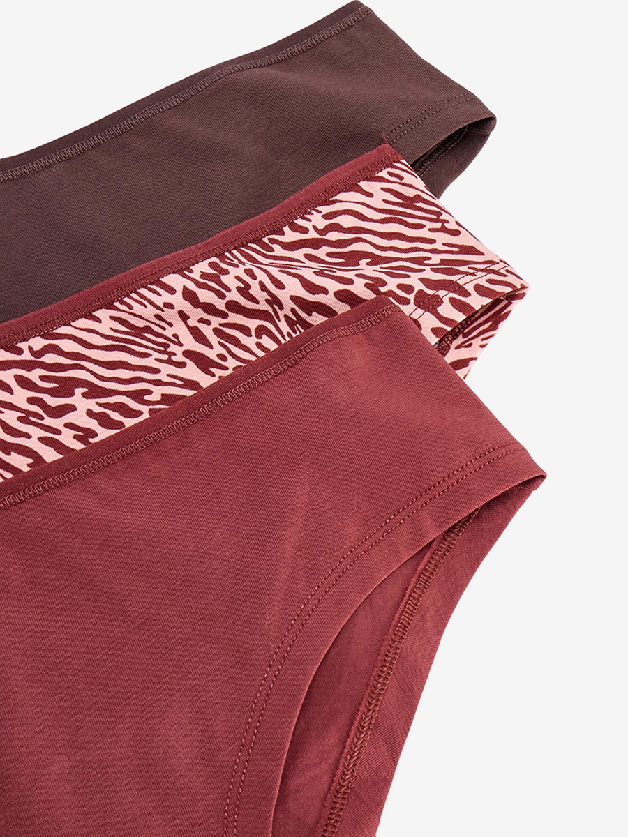 Pack of 3 - Printed and Plain Hipsters