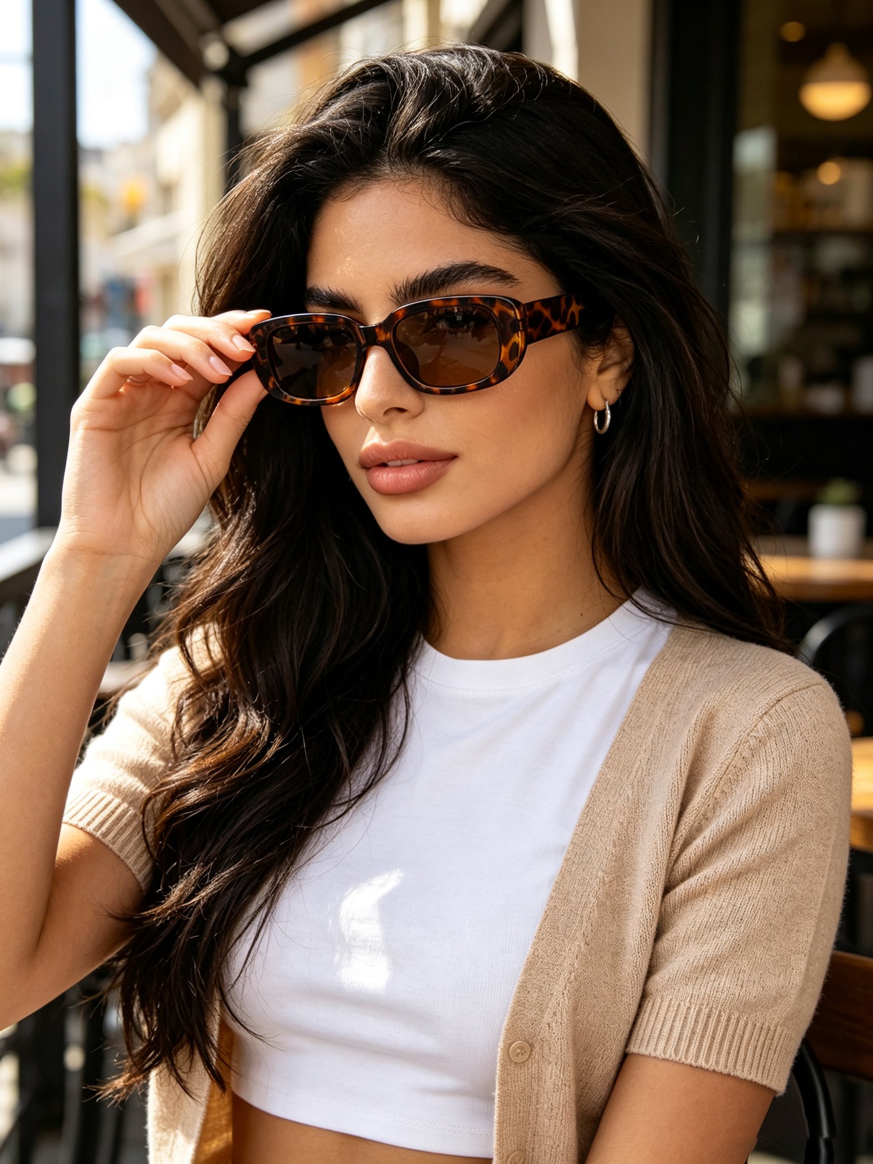 Tortoiseshell Cat Eye Sunglasses