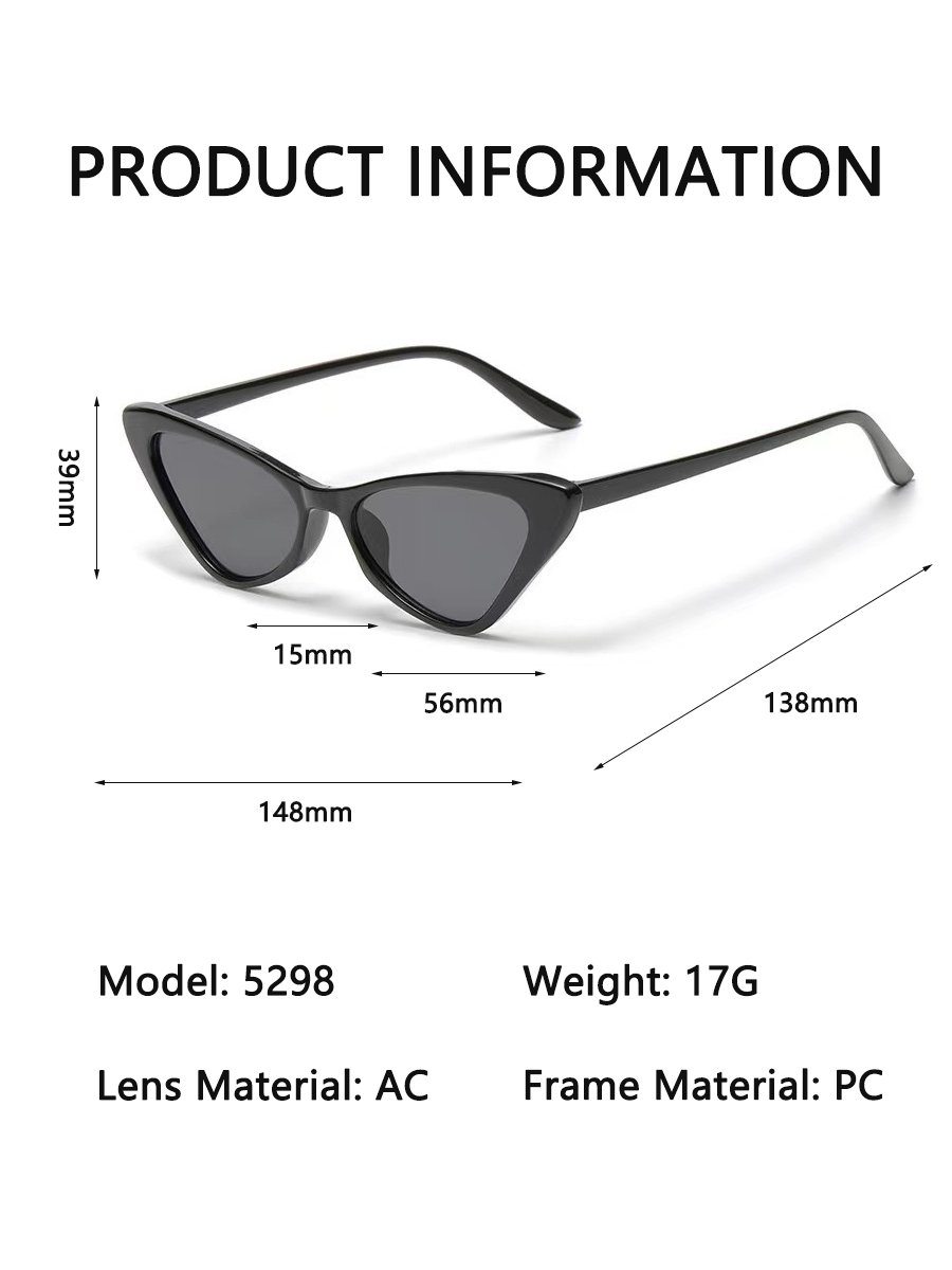 Black Cat Eye Sunglasses