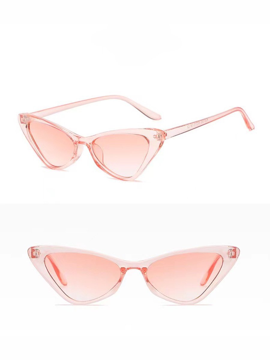 Light Pink Cat Eye Sunglasses
