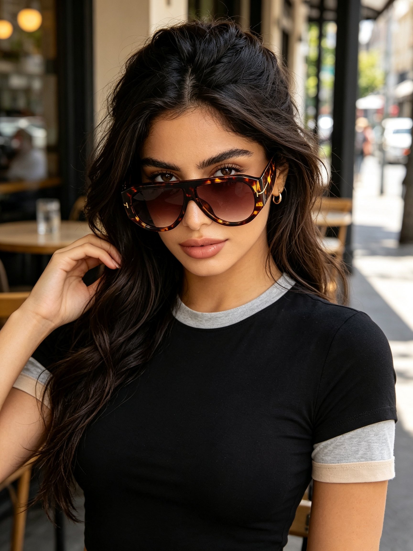 Multi-Color Shield Sunglasses
