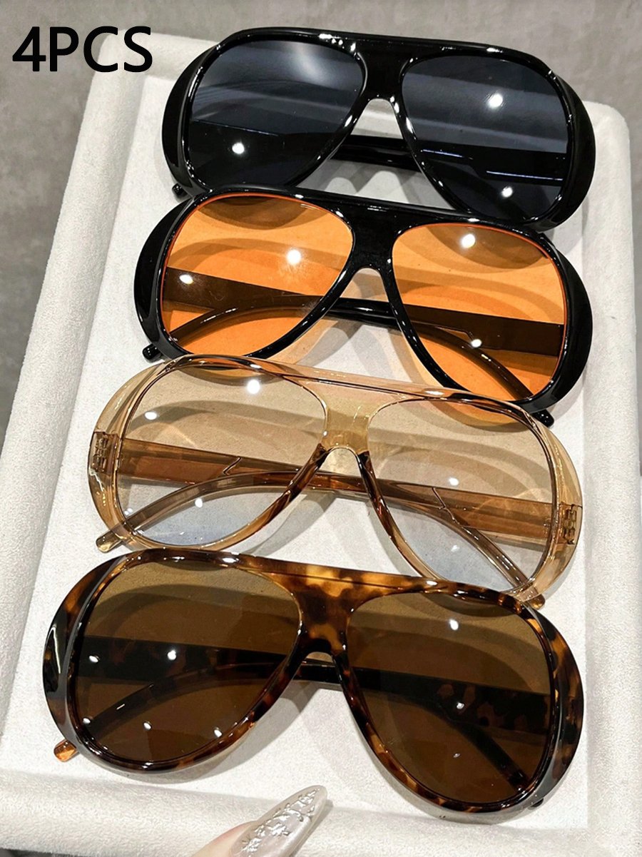 Multi-Color Shield Sunglasses