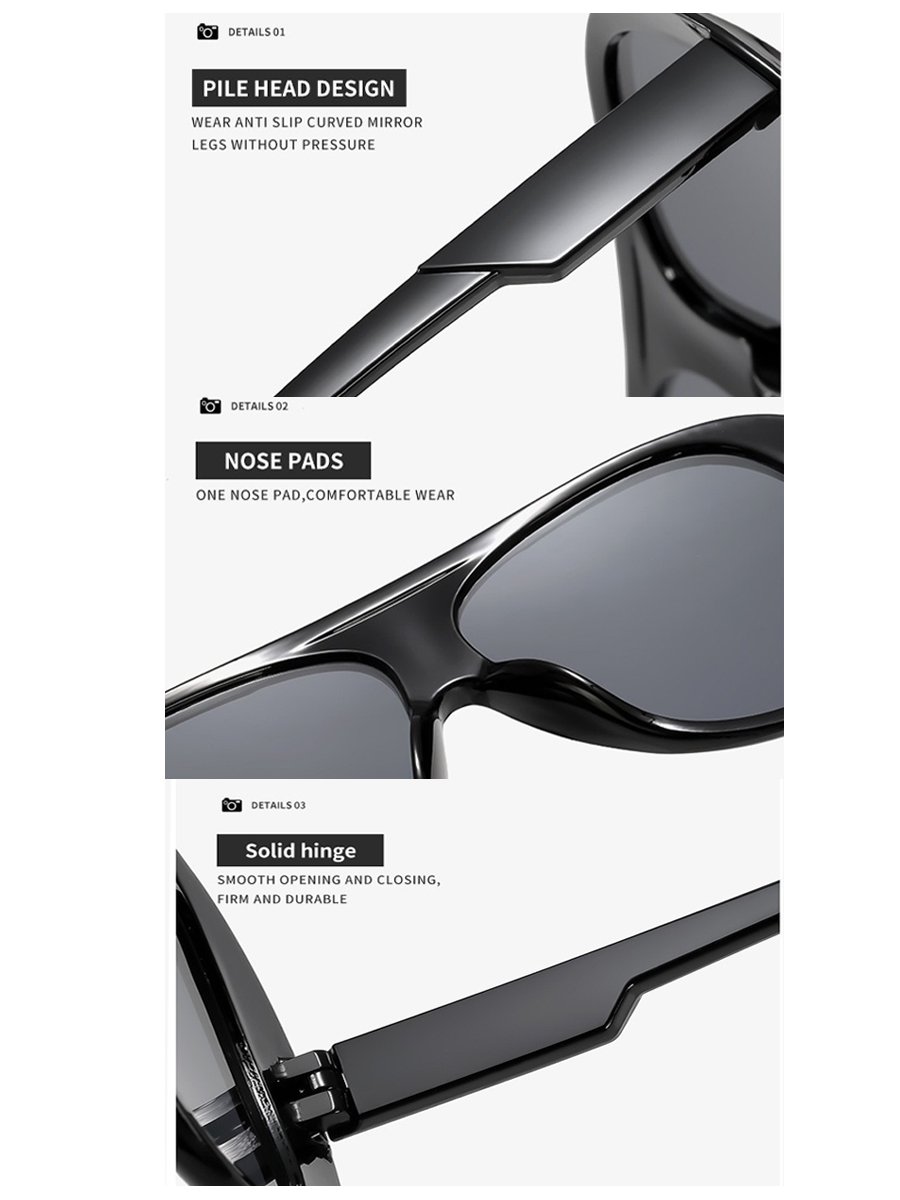 Multi-Color Shield Sunglasses