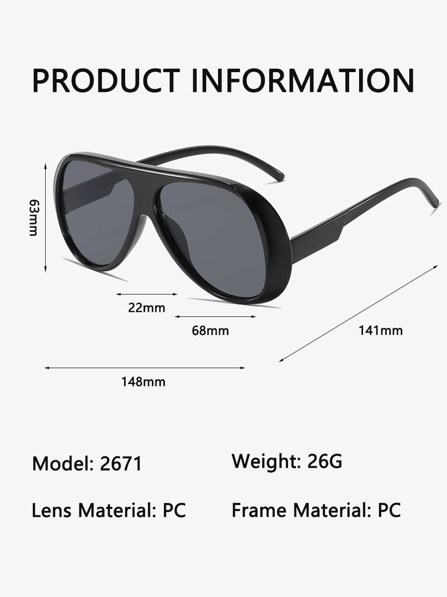 Multi-Color Shield Sunglasses