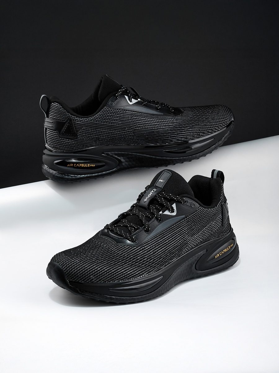 Men Prexton Memorytech Advance Footbed Lace-Up Running Shoes