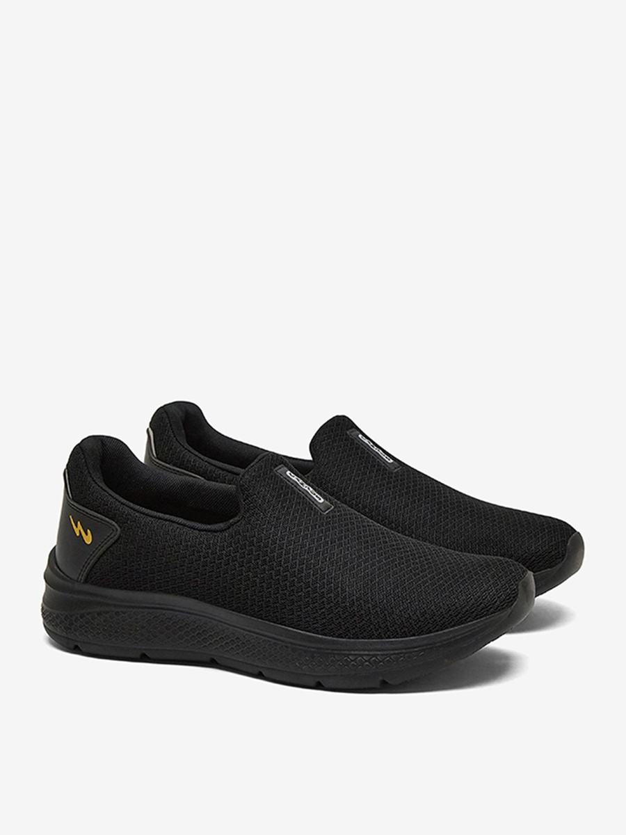 Men Black Oxyfit Advance Nitro Fly Advance Memory Slip-On Walking Shoes