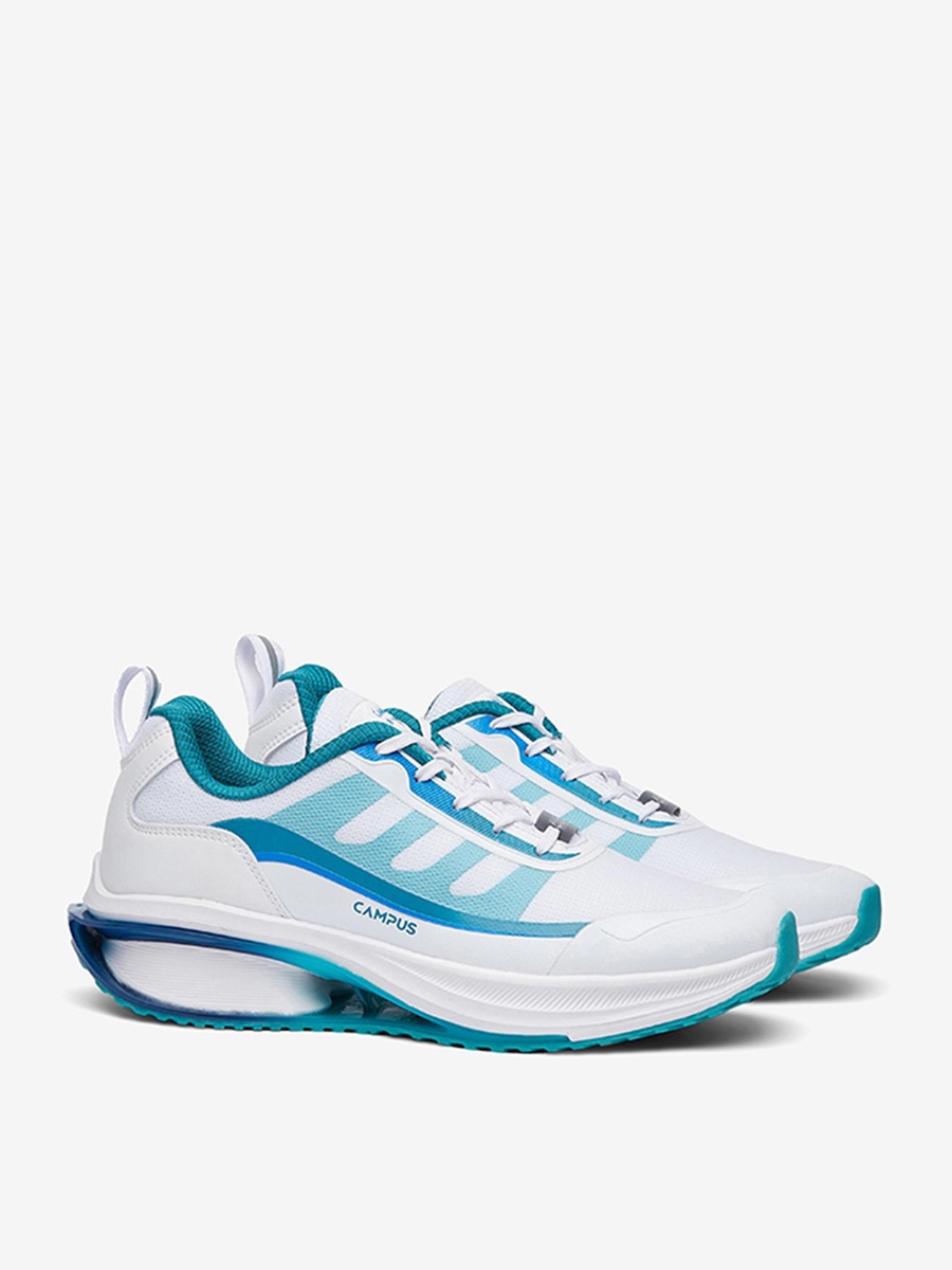 Men White Rustik Yoga Max Lace-Up Running Shoes