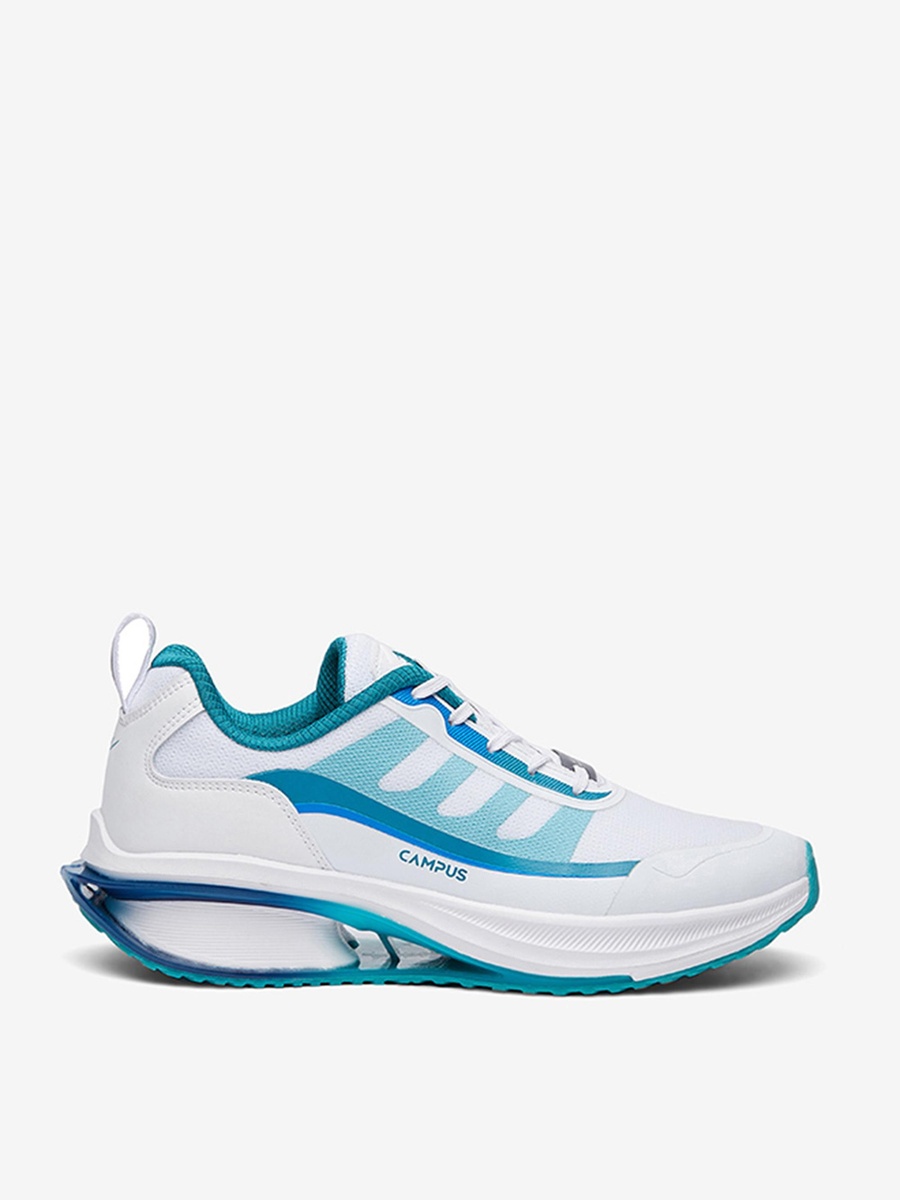 Men White Rustik Yoga Max Lace-Up Running Shoes