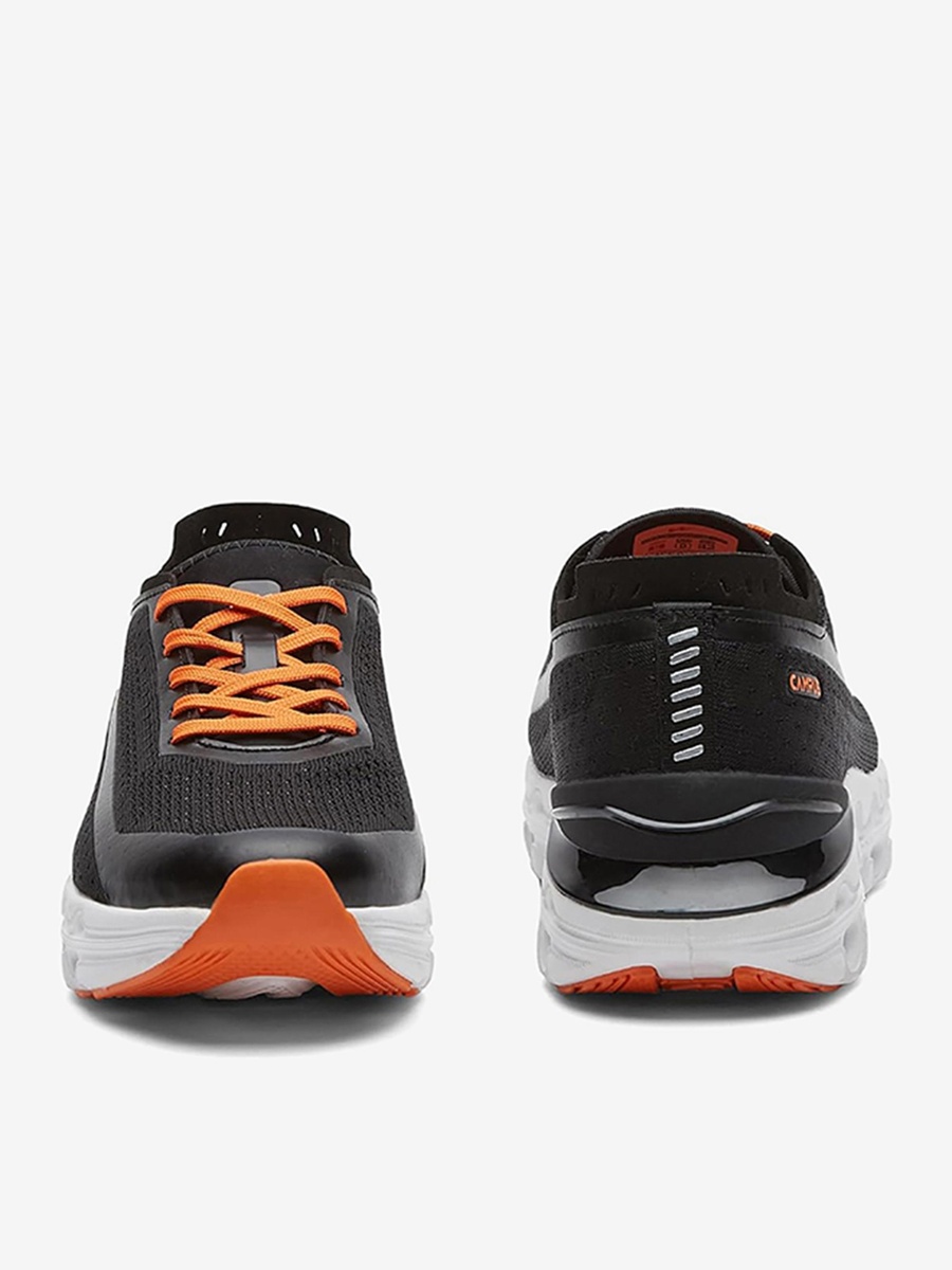 Men Black Coil Pro Bubble Yoga Max Lace-Up Running Shoes