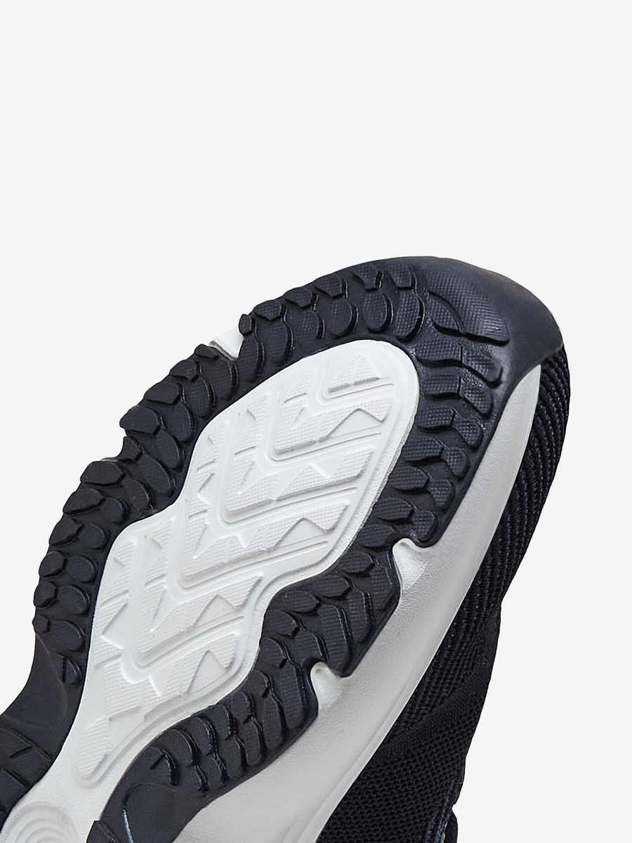 Men Navy Blue Spade Bubble Yoga Max Lace-Up Running Shoes