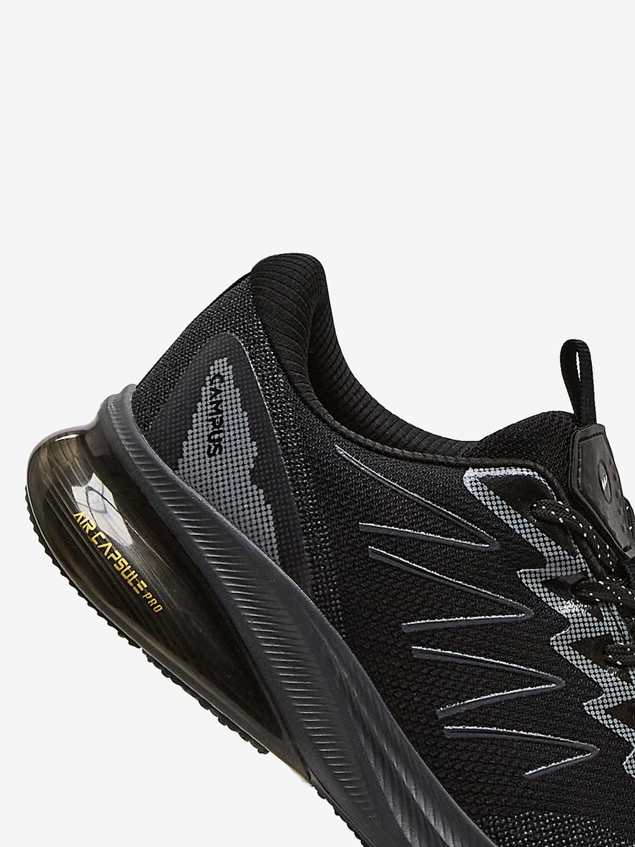 Men Black Begin Marathon Sublimation Lace-Up Running Shoes