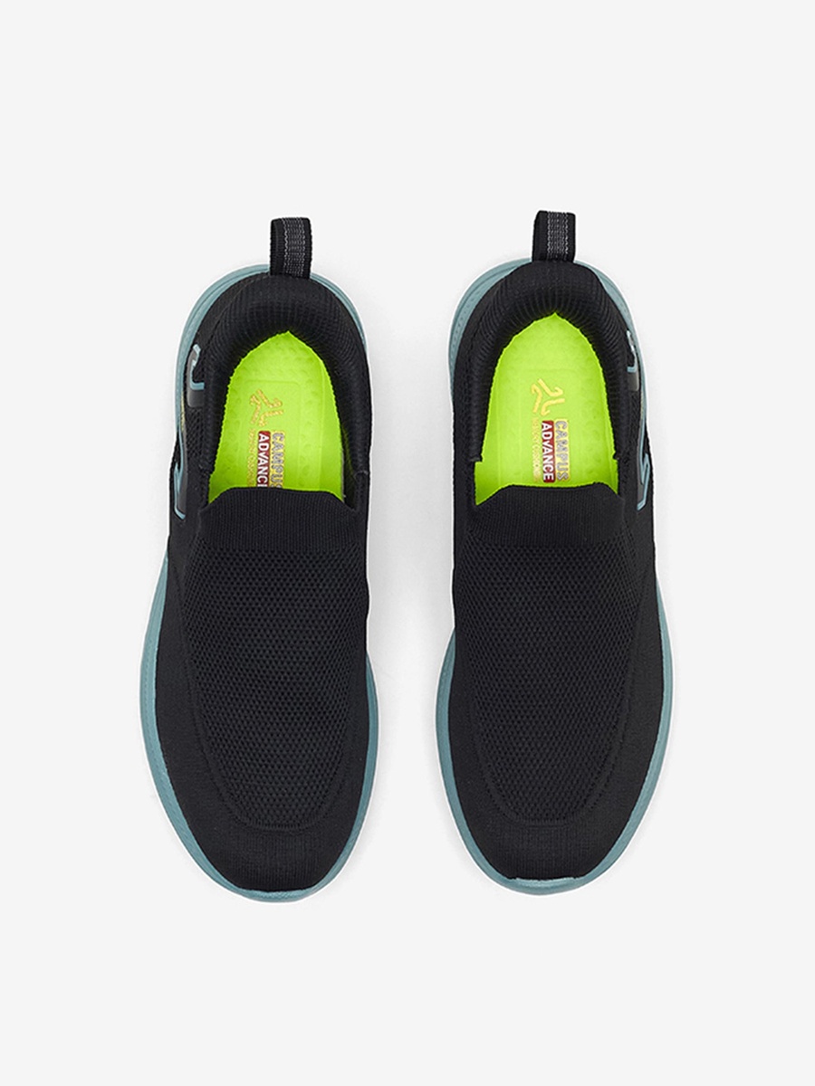 Men Black Airo Campus Nitrofly Slip-On Walking Shoes