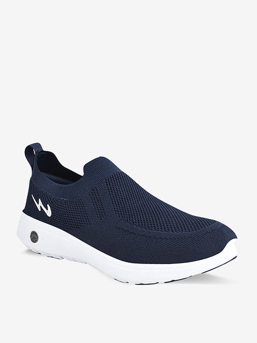 Men Blue Imagine Memory Foam Slip-On Walking Shoes