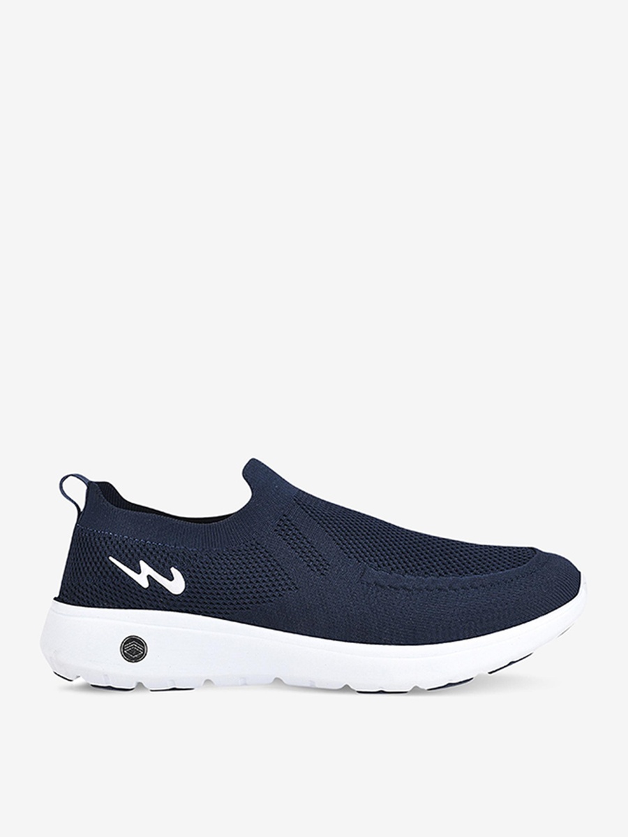 Men Blue Imagine Memory Foam Slip-On Walking Shoes