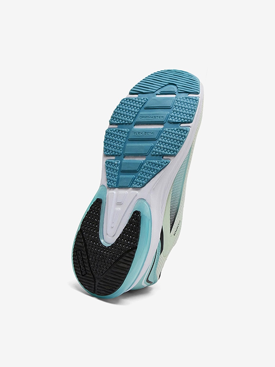 Men Green Bonus Memory Sublimation Insole Lace-Up Running Shoes