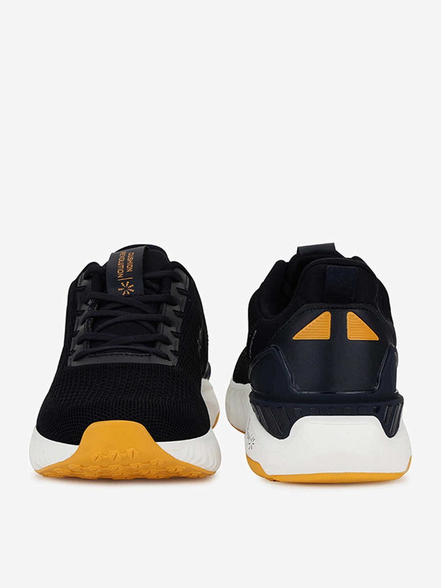 Men Navy Blue Navy Chicago Memory Foam Lace-Up Running Shoes