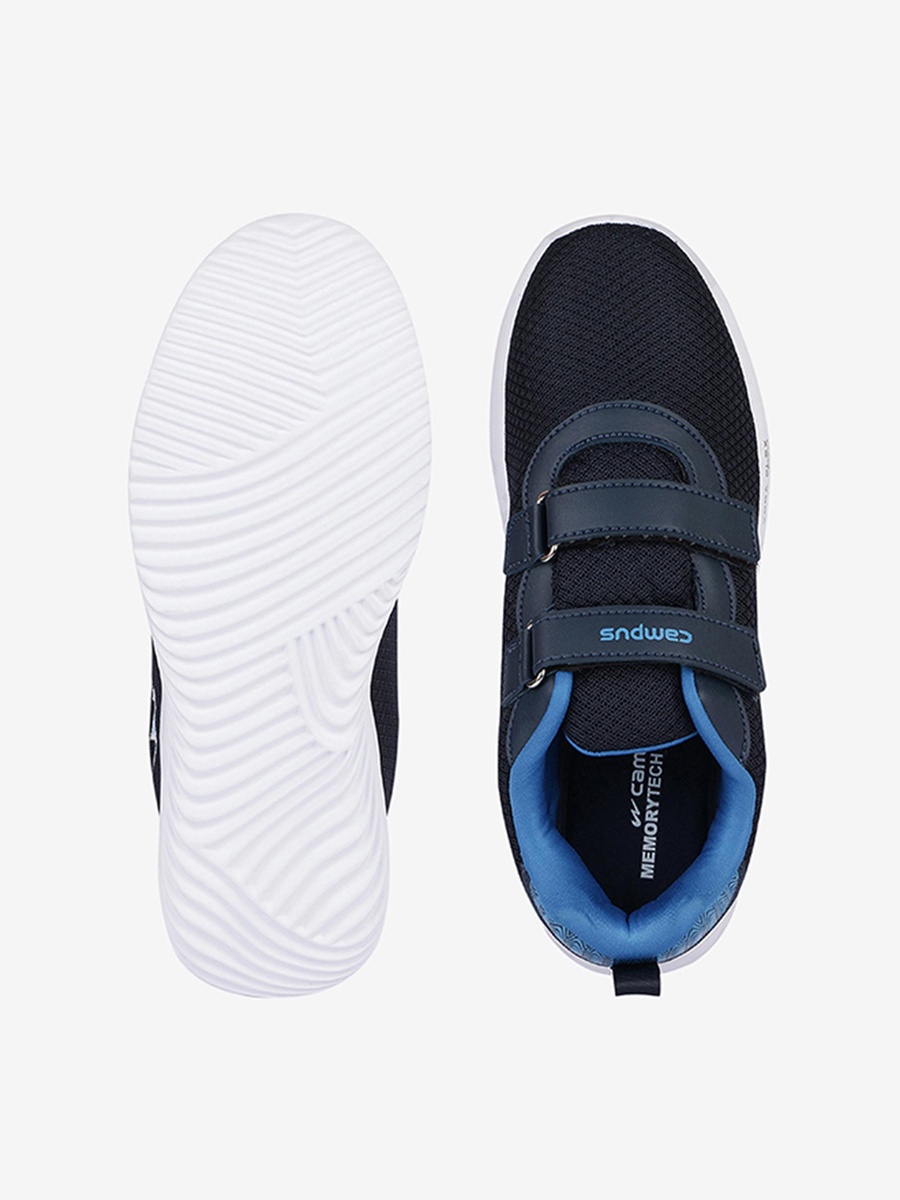 Blue Lisa V Memory Foam Lace-Up Walking Shoes
