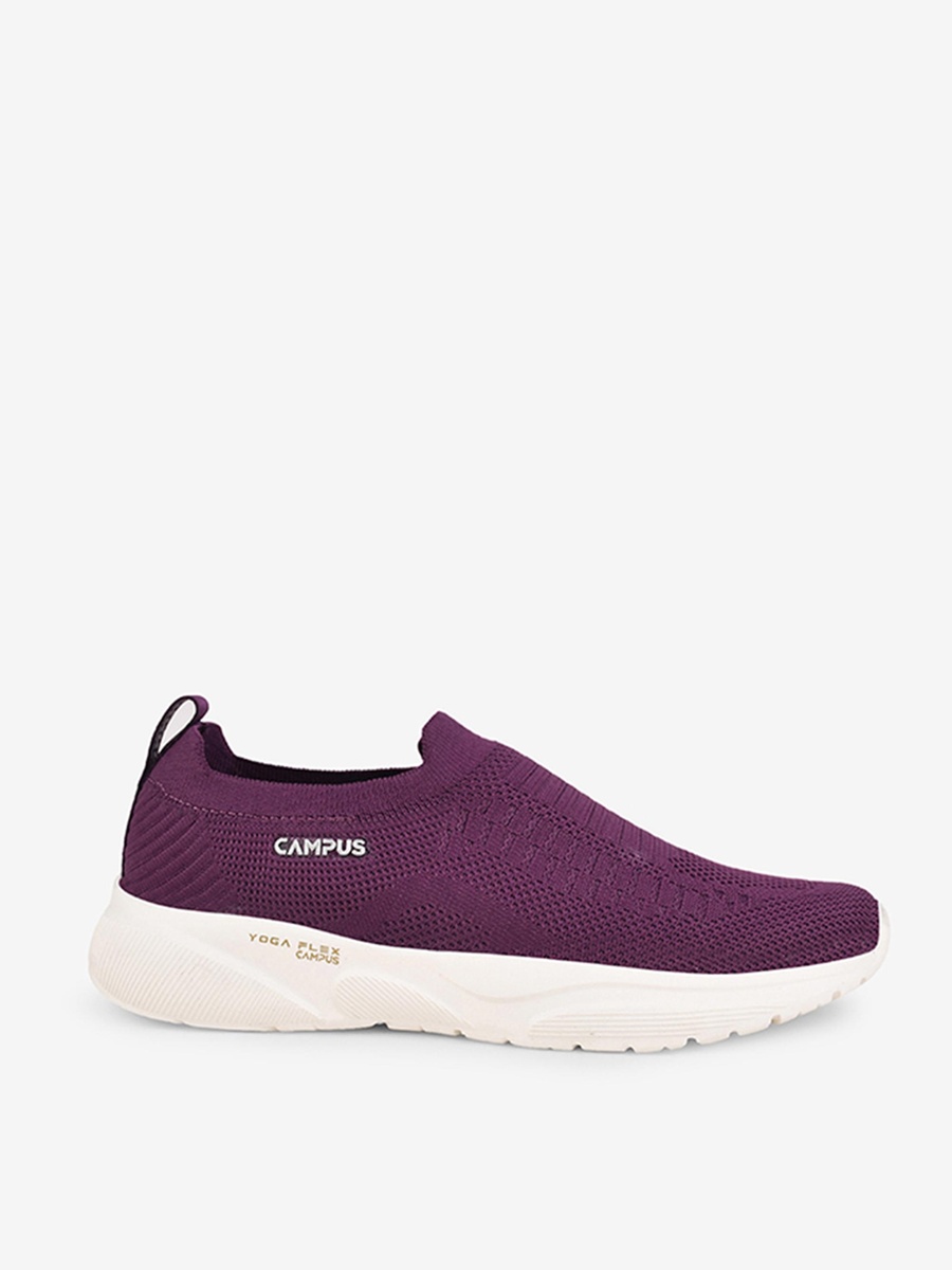 Purple Jenny Memory Foam Slip-On Walking Shoes