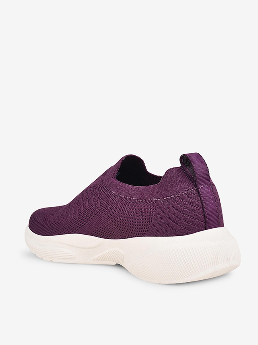 Purple Jenny Memory Foam Slip-On Walking Shoes