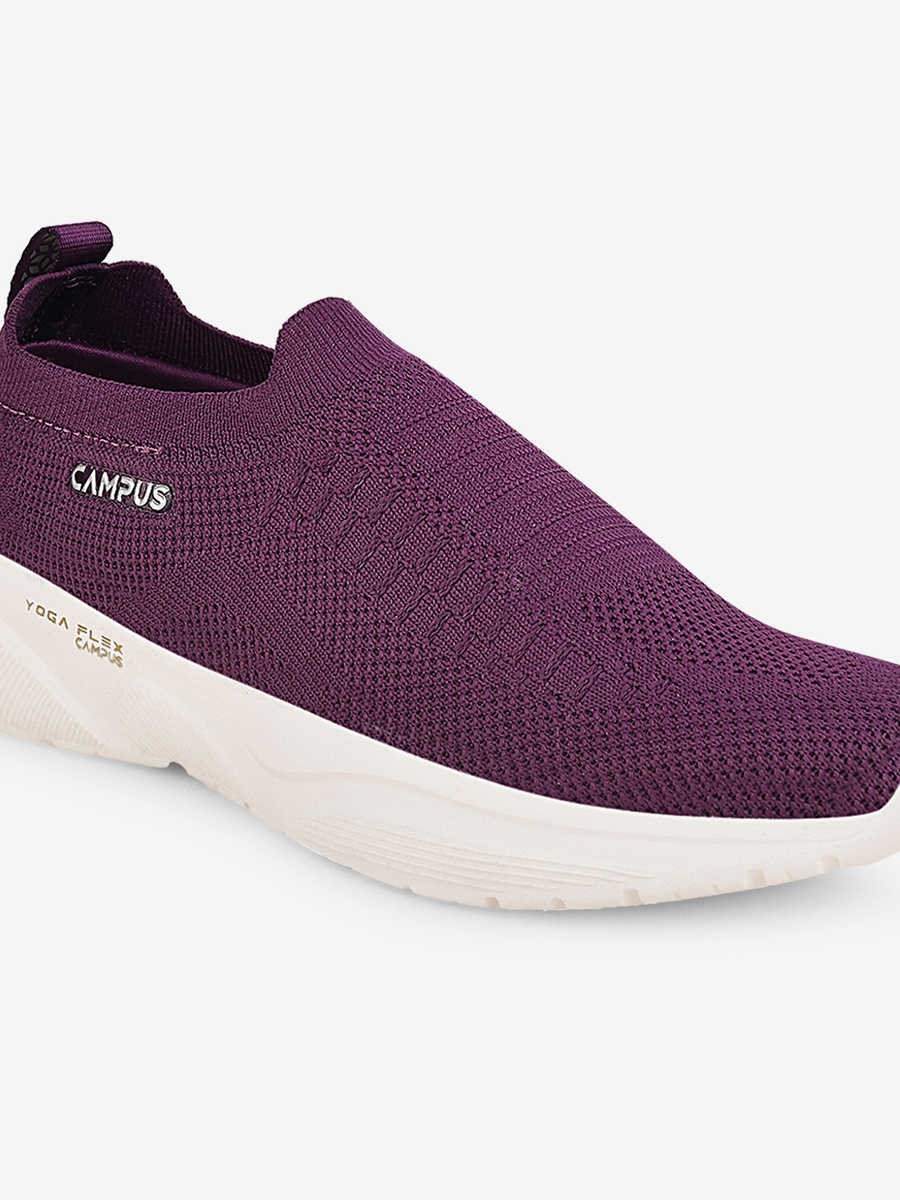 Purple Jenny Memory Foam Slip-On Walking Shoes