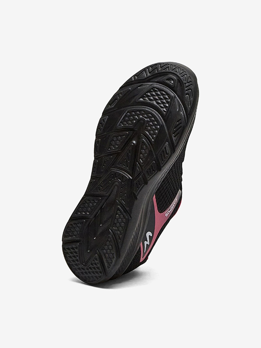 Black Rosa Advance Memory Foam Lace-Up Running Shoes