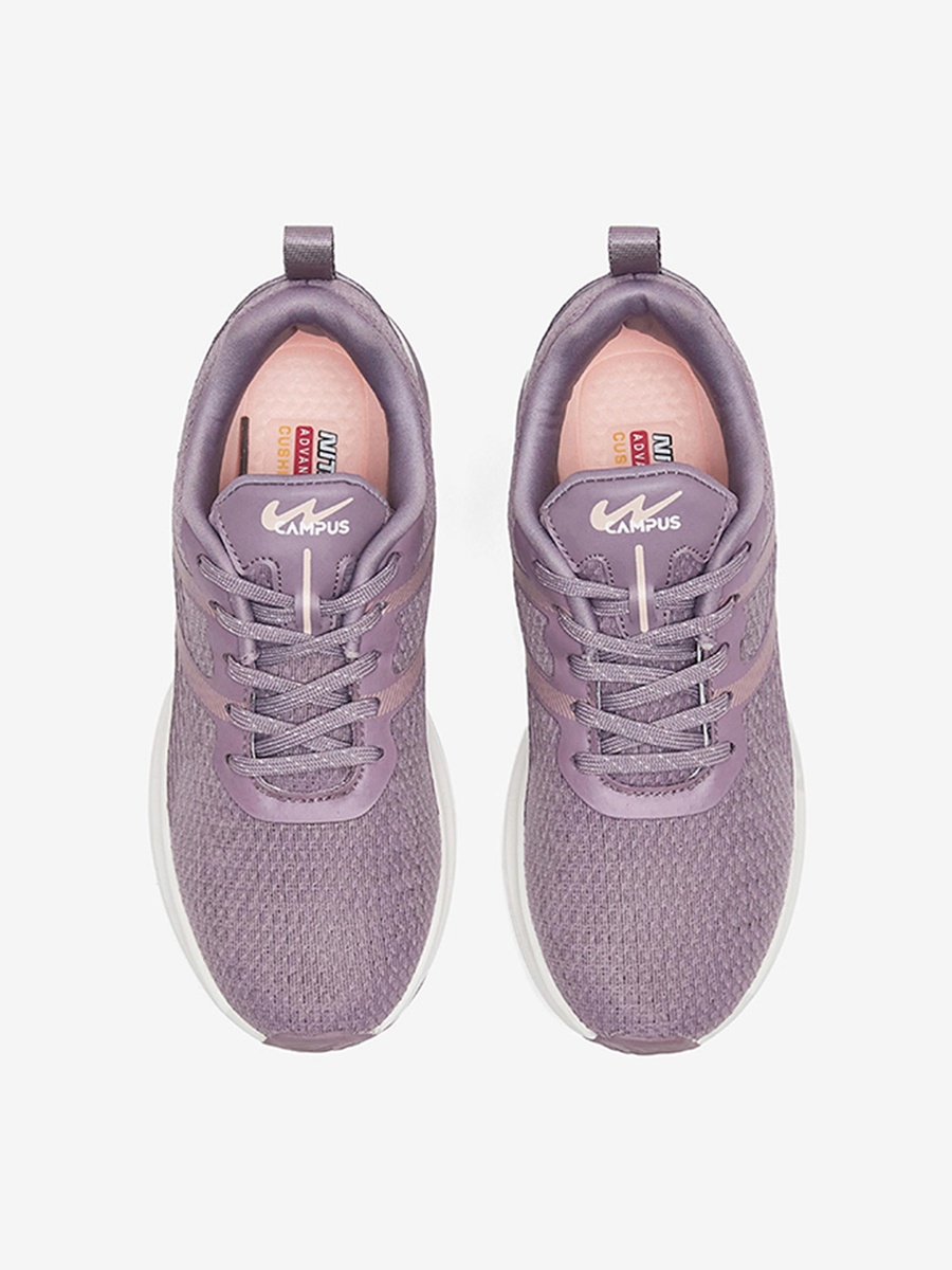 Mauve Akira Nitrofly Lace-Up Running Shoes