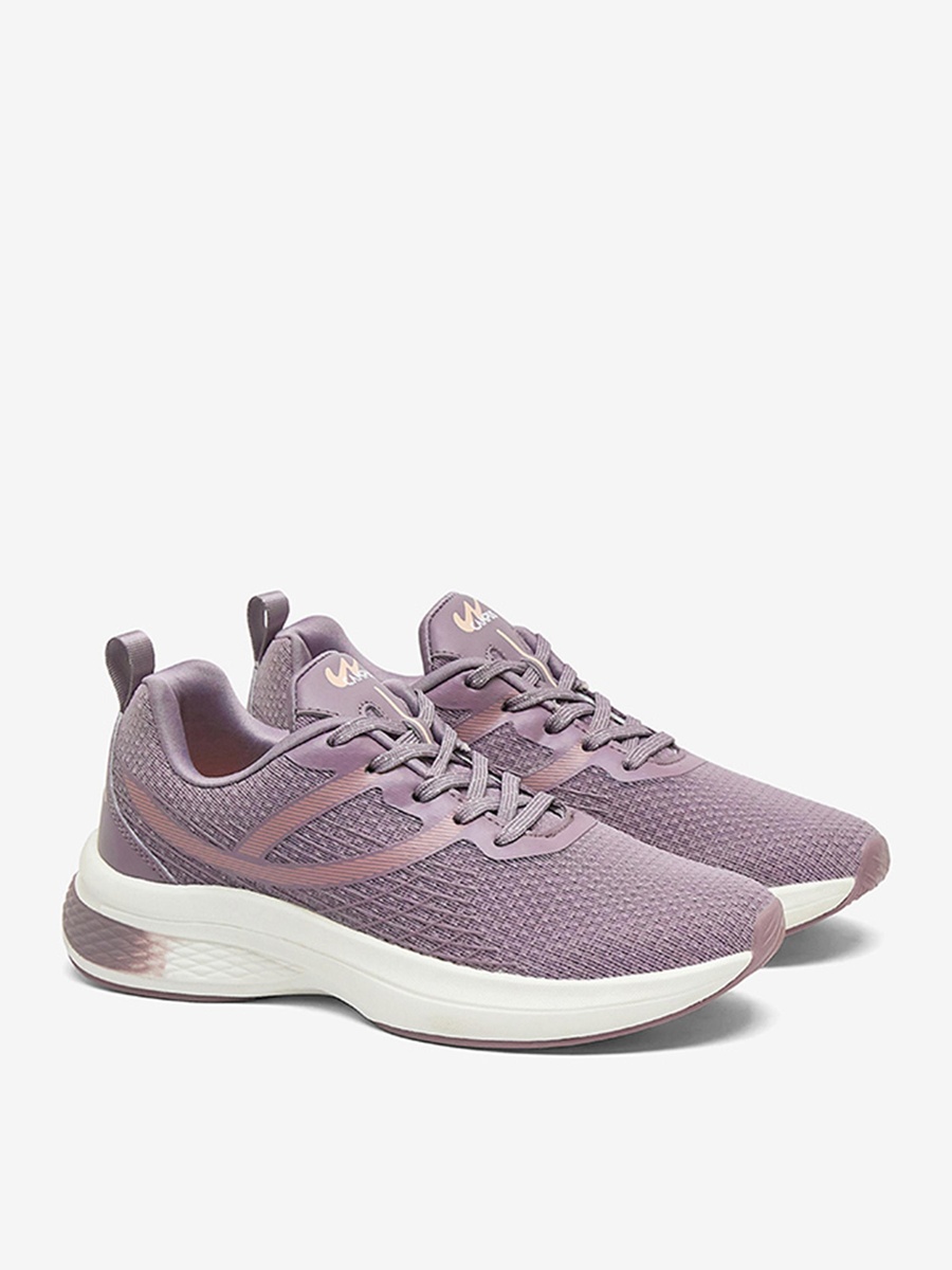 Mauve Akira Nitrofly Lace-Up Running Shoes