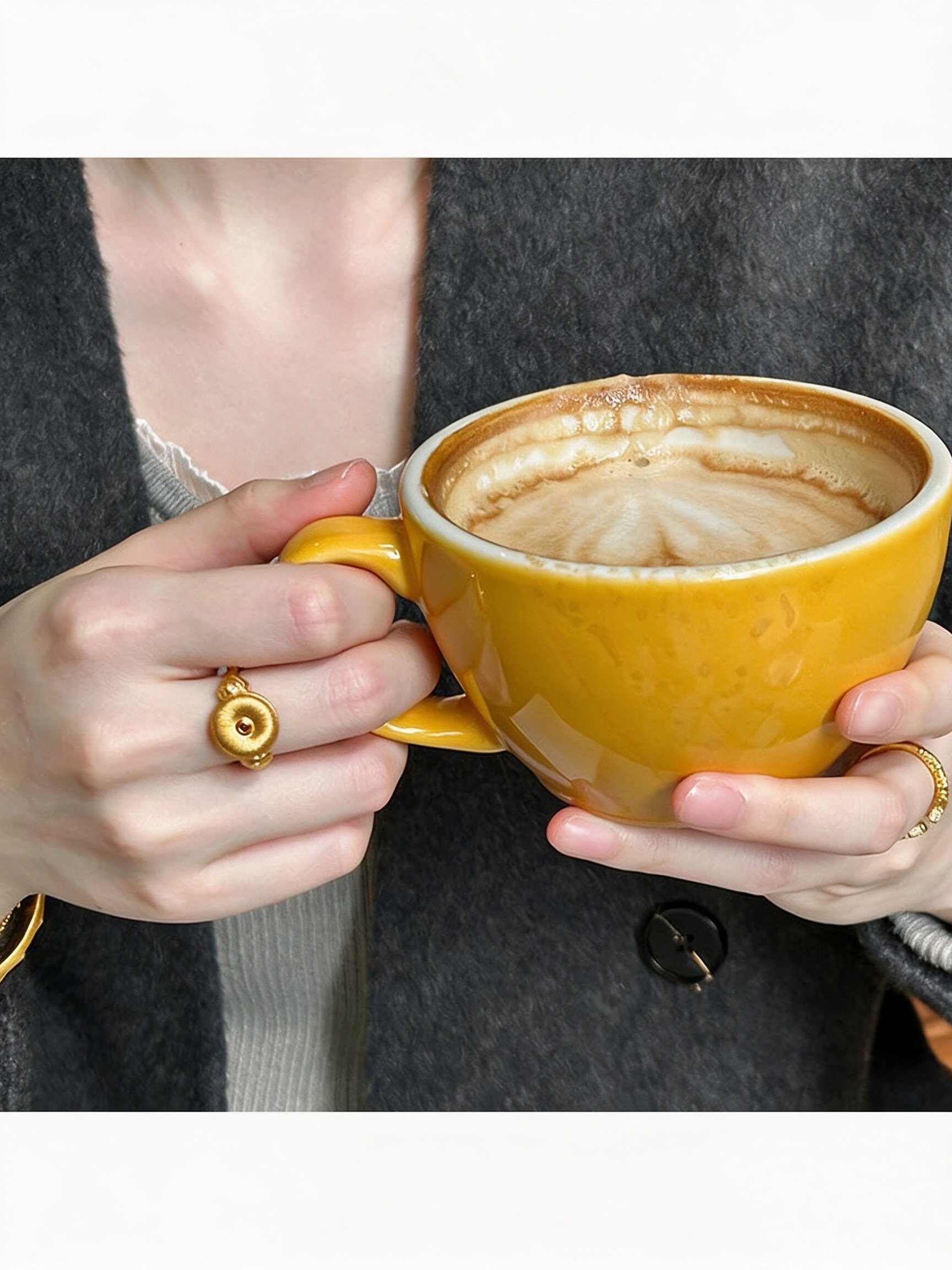 Gold Tone Ruby Accent Ring