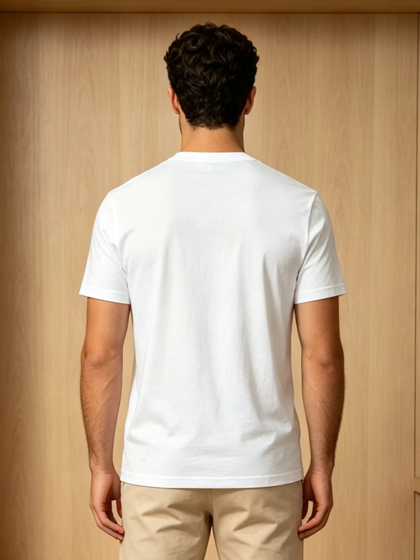 White Graphic Print Regular Fit T-Shirt