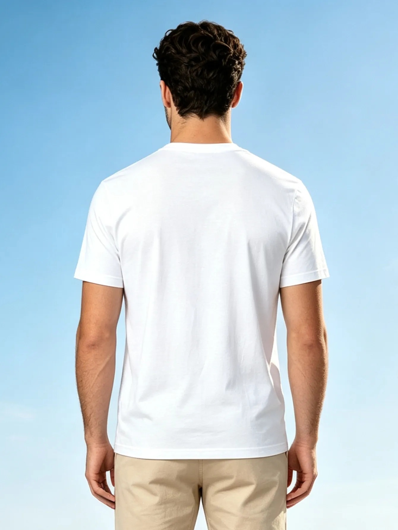 White Graphic Print Regular Fit T-Shirt