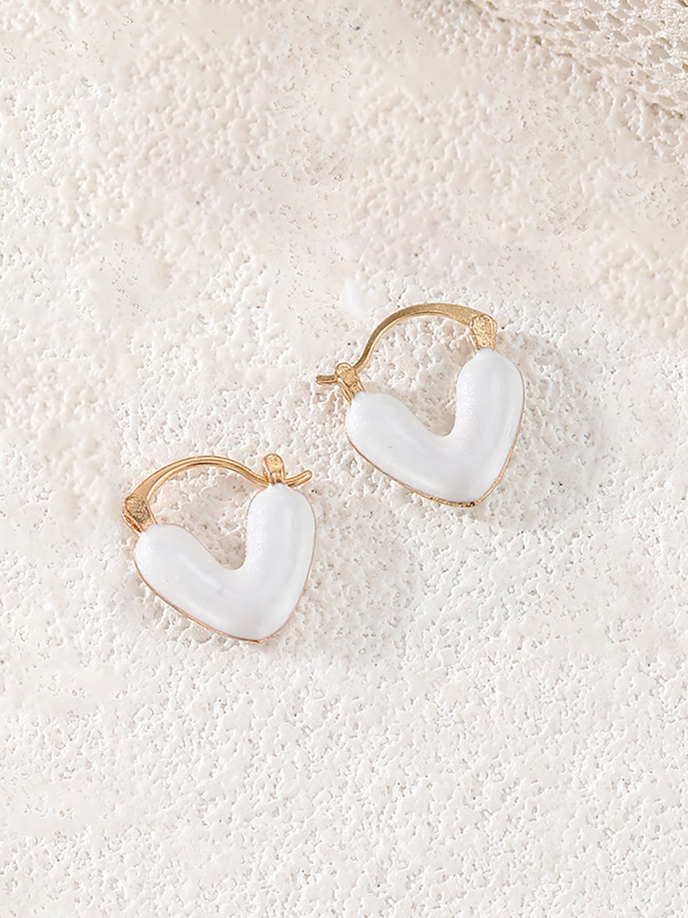 Gold Hoop Earrings with Pearl Accents for Women - Casual Collection.