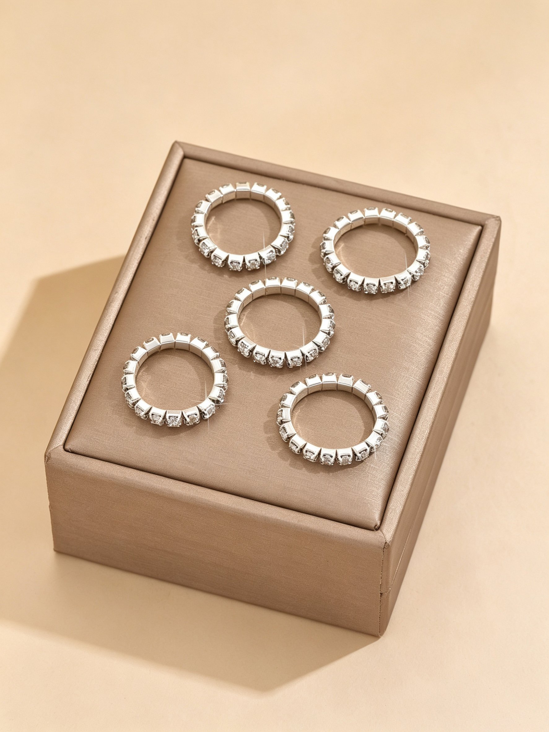 Silver Eternity Rings
