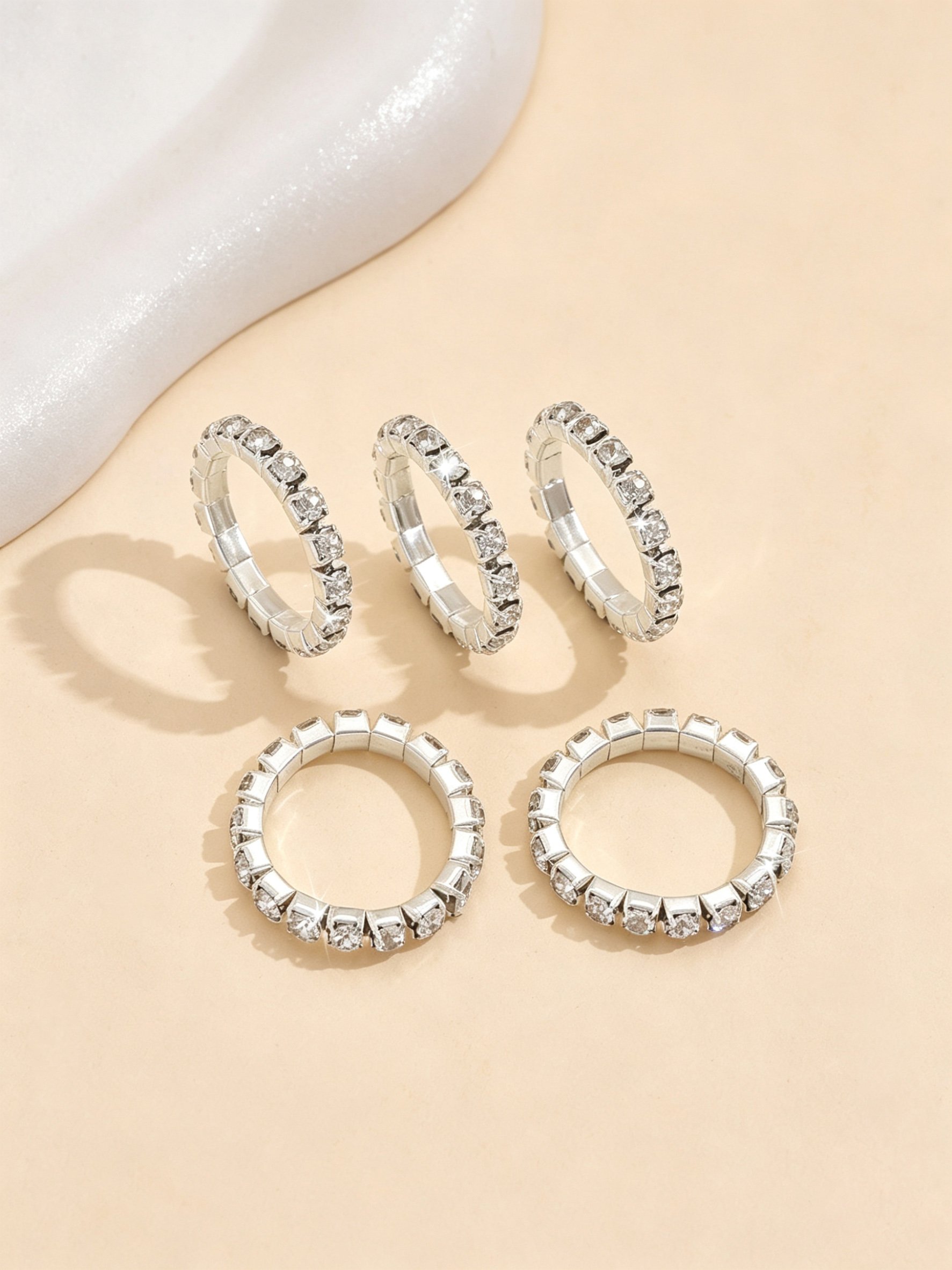 Silver Eternity Rings