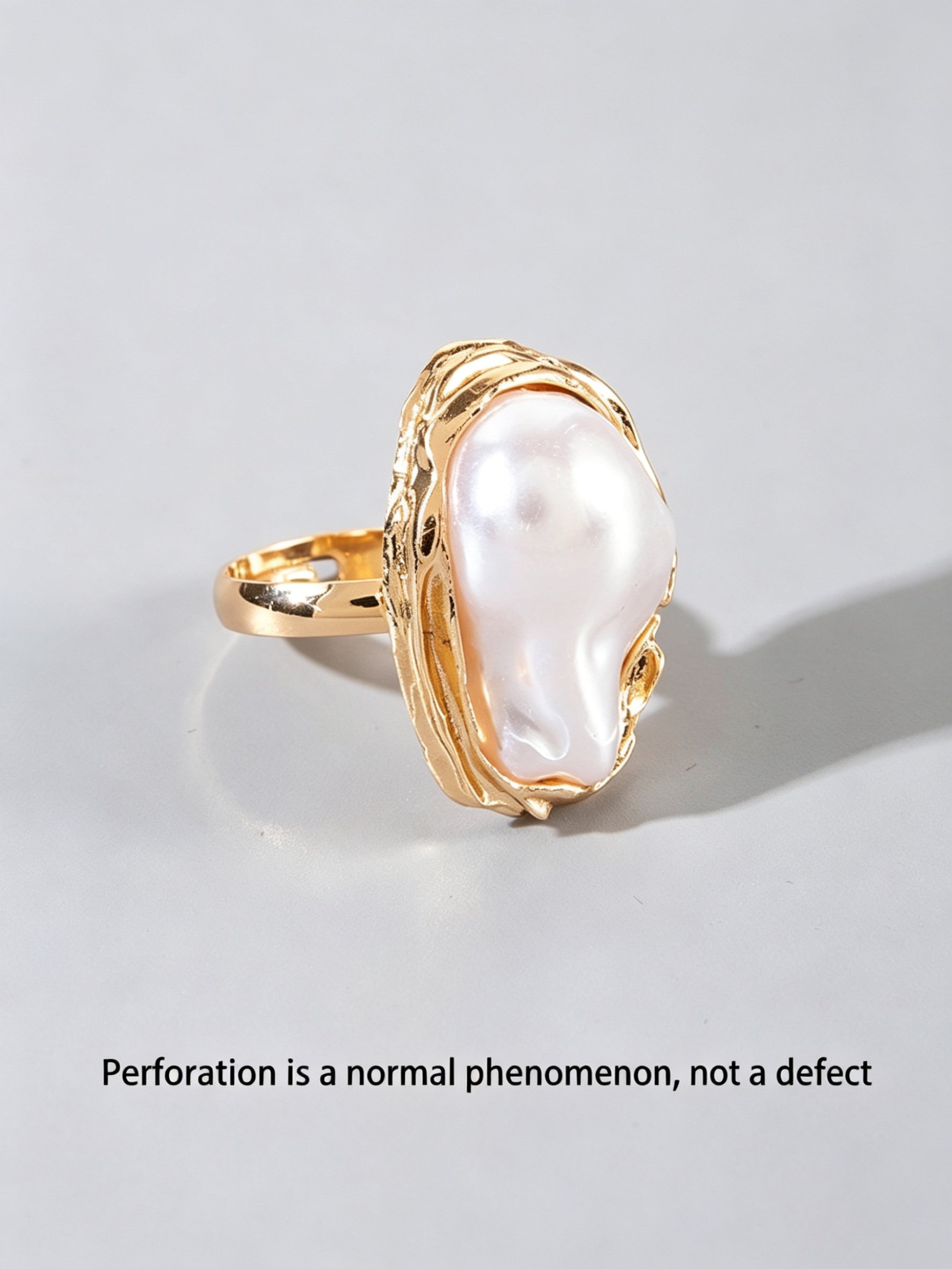 Gold Statement Ring Set