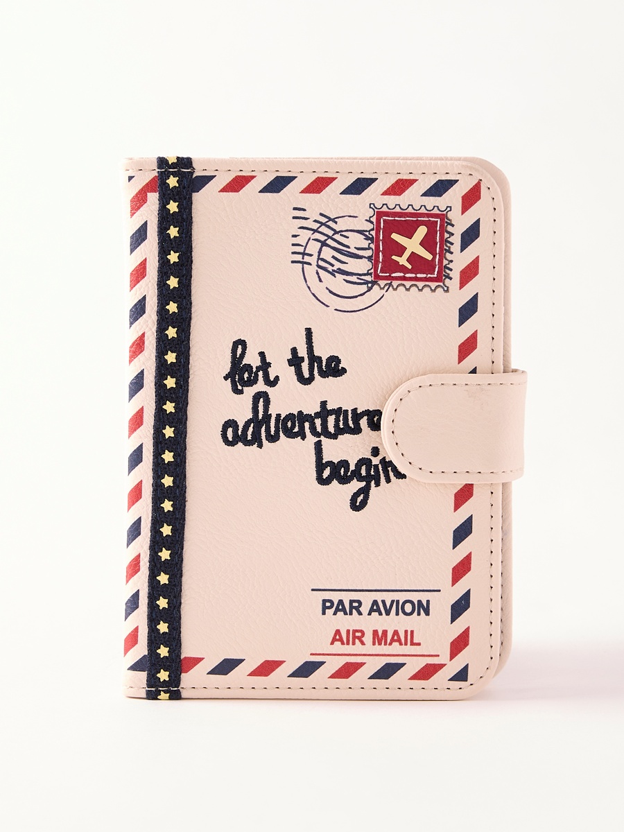 Printed Document Holder with Magnetic Button Closure