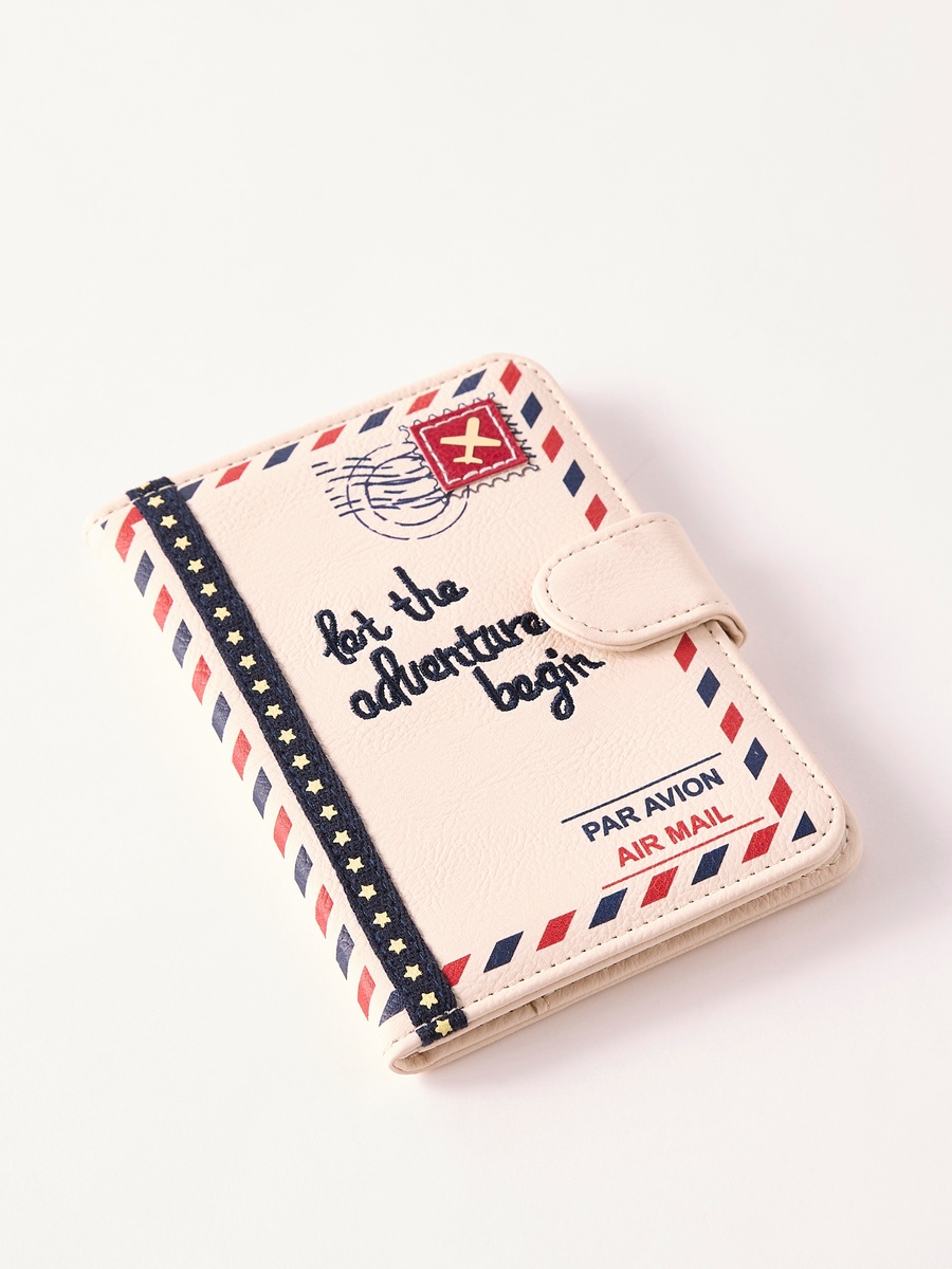 Printed Document Holder with Magnetic Button Closure