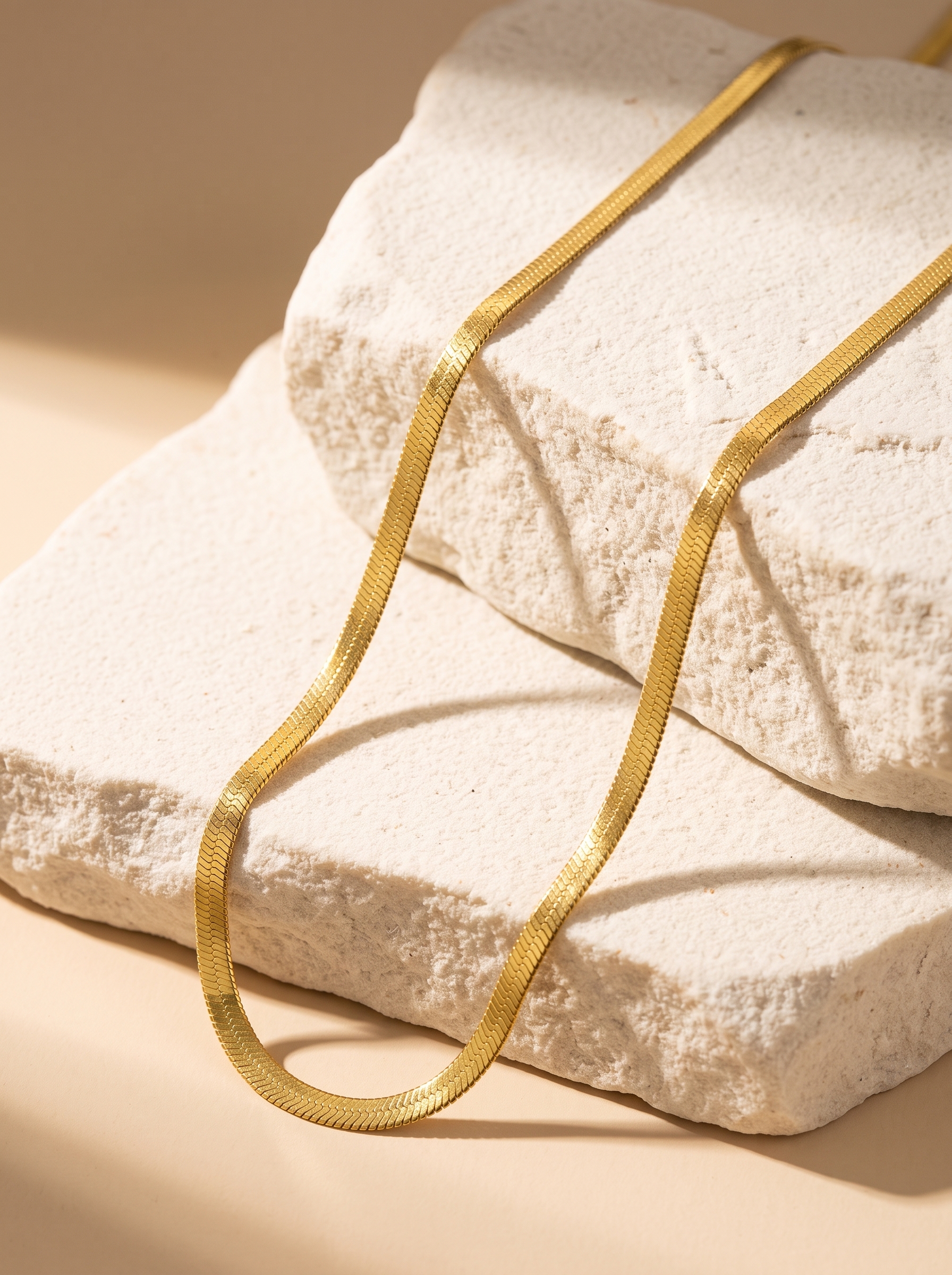 Gold Snake Chain Necklace