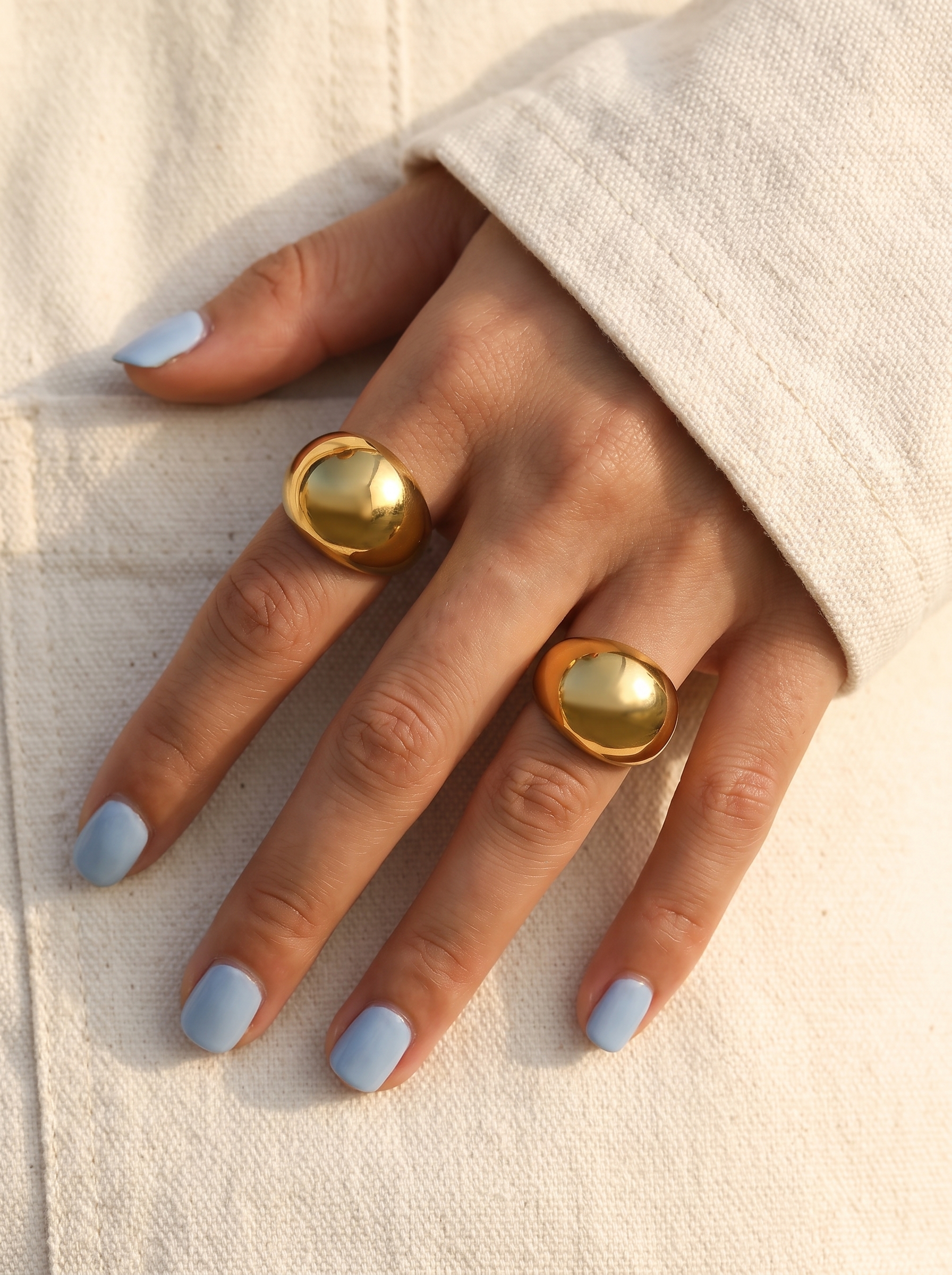 Golden Dome Ring
